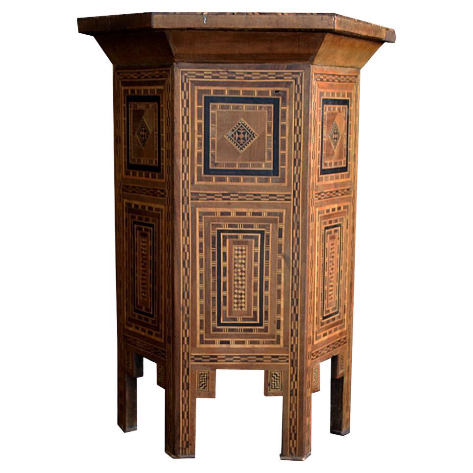 Early 20th Century Syrian Side Table 