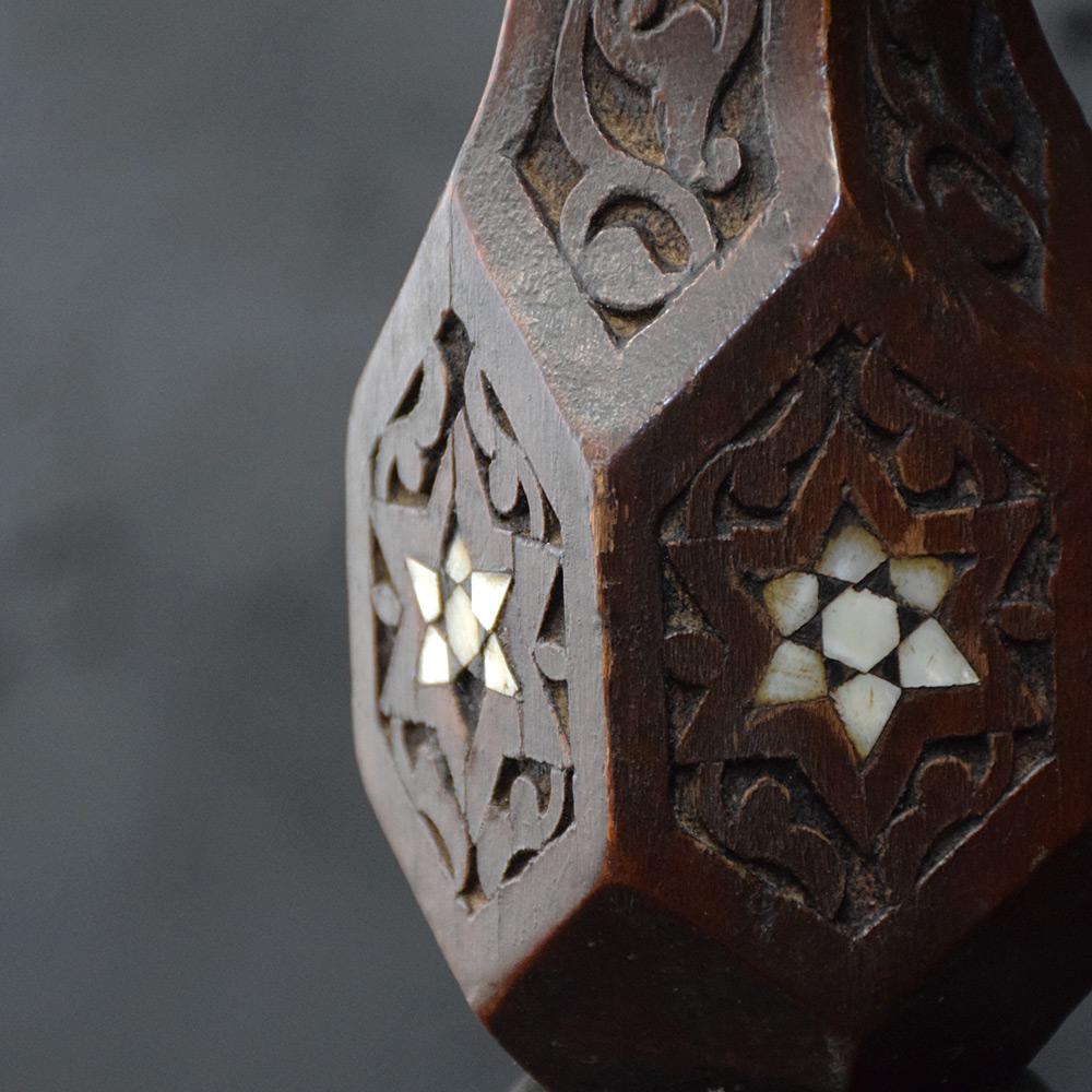 Wood Early 20th Century Syrian Tripod Table