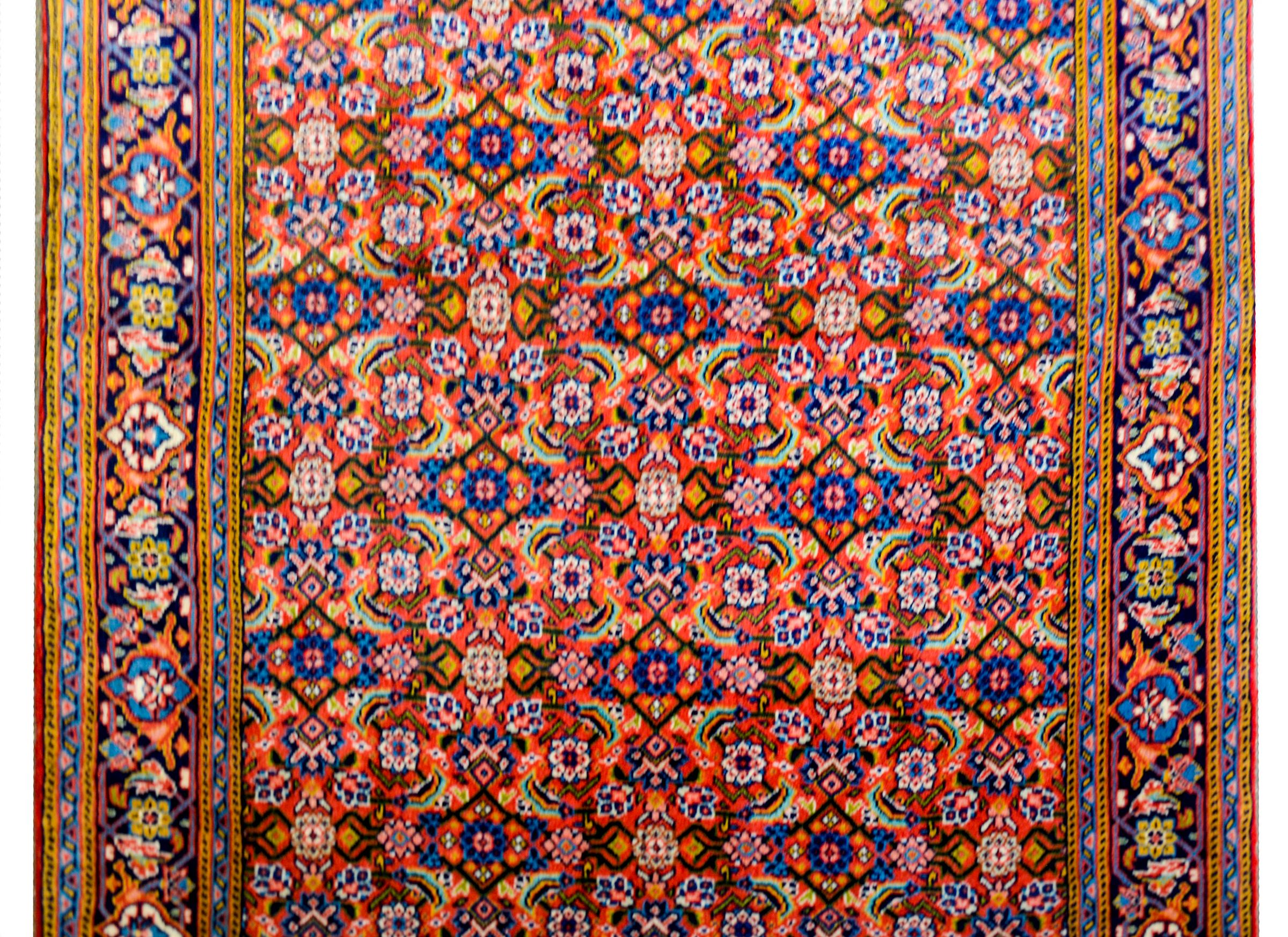 Persian Early 20th Century Tabriz Runner For Sale