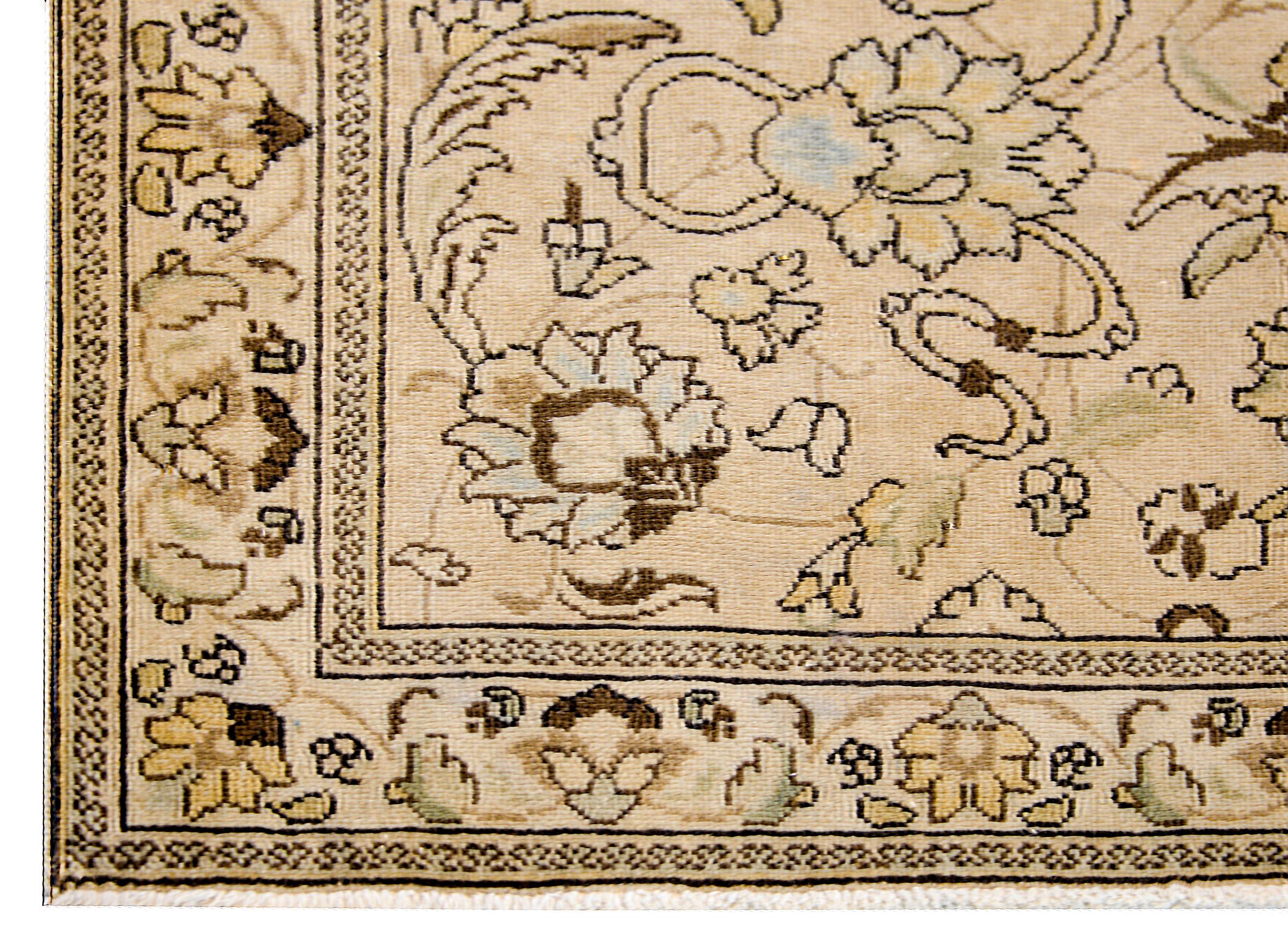 Mid-20th Century Early 20th Century Tabriz Runner For Sale