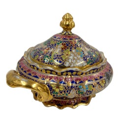 Early 20th Century Tai Benjarong porcelain Soup Tureen