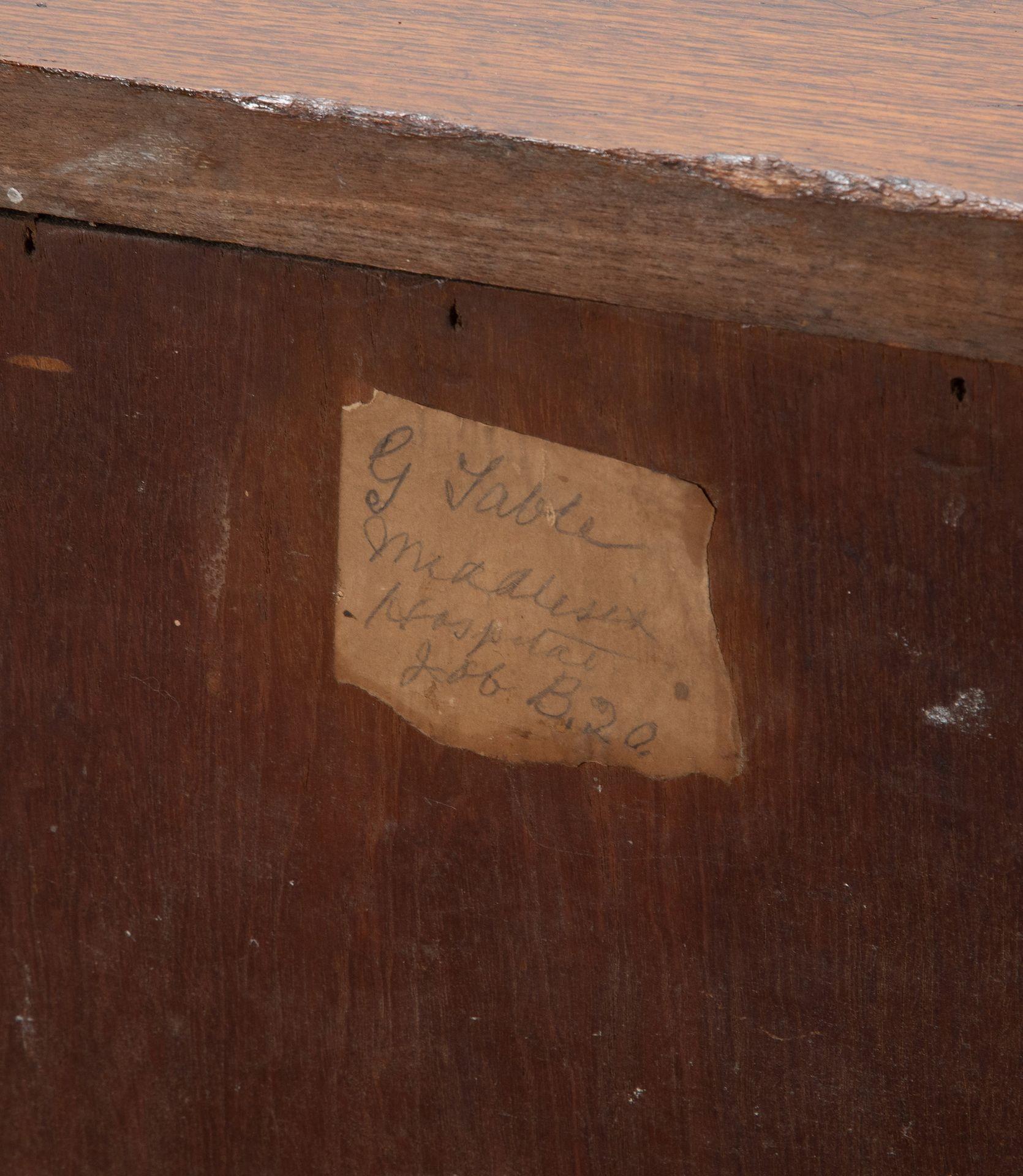 Banca di cassetti in teak dei primi del Novecento in vendita 9
