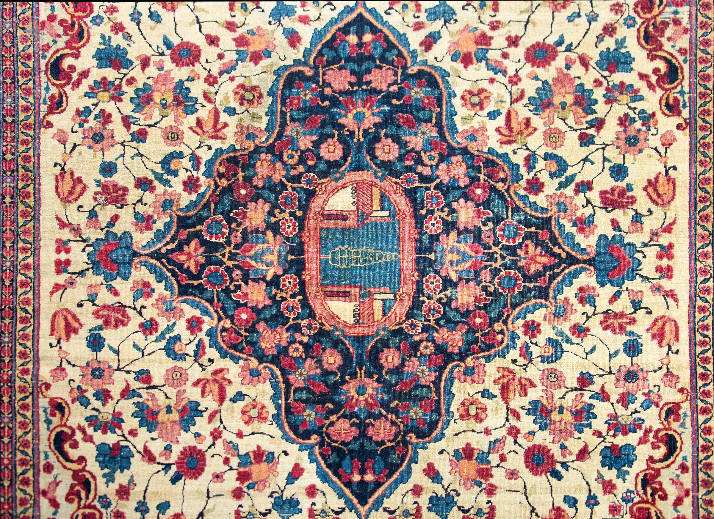 Early 20th Century Tehran Rug For Sale 2