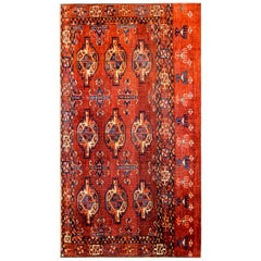 Teke-Taschen-Teppich aus dem frühen 20. Jahrhundert