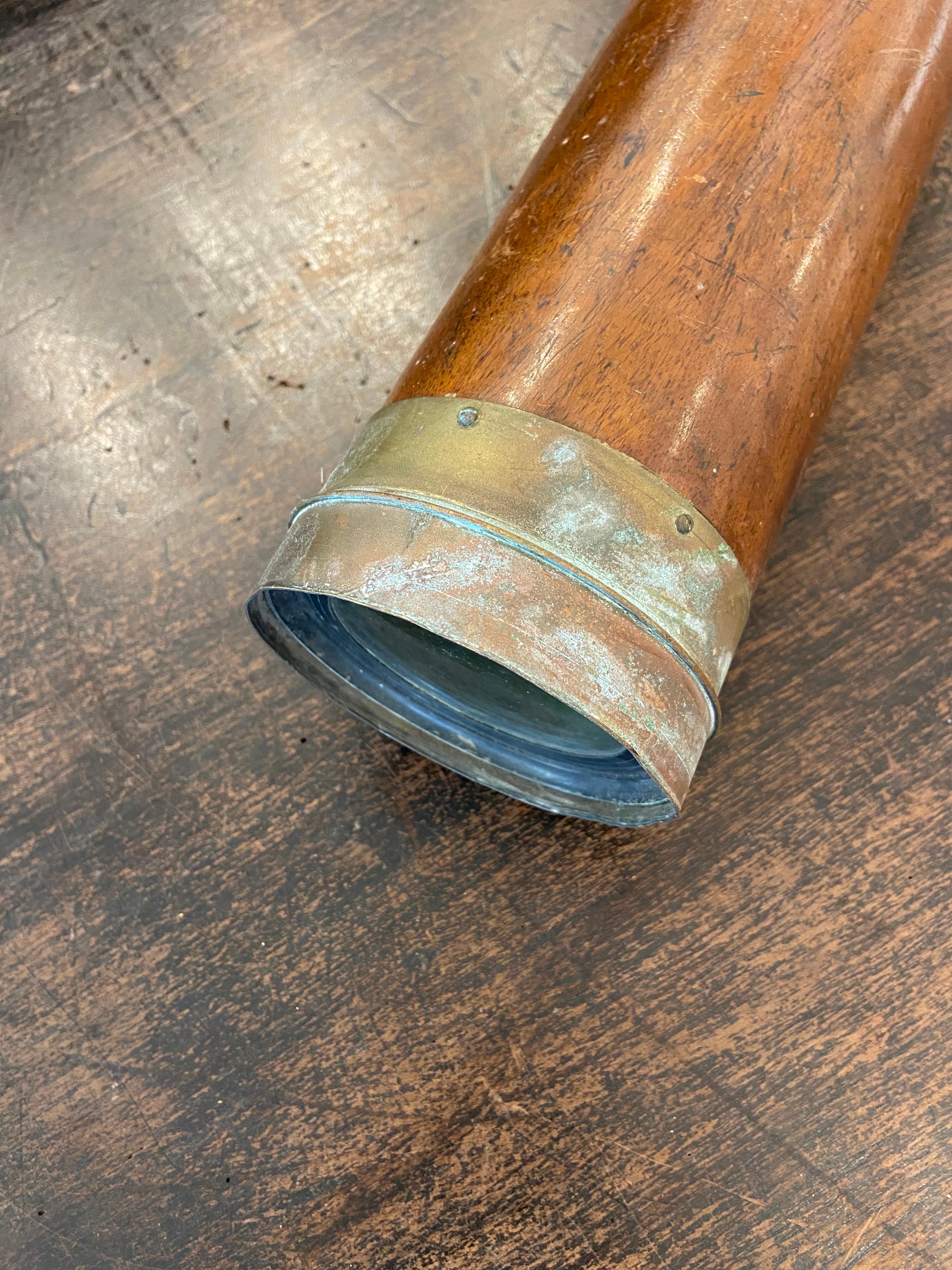 Early 20th Century Telescope, Large In Fair Condition For Sale In New Orleans, LA