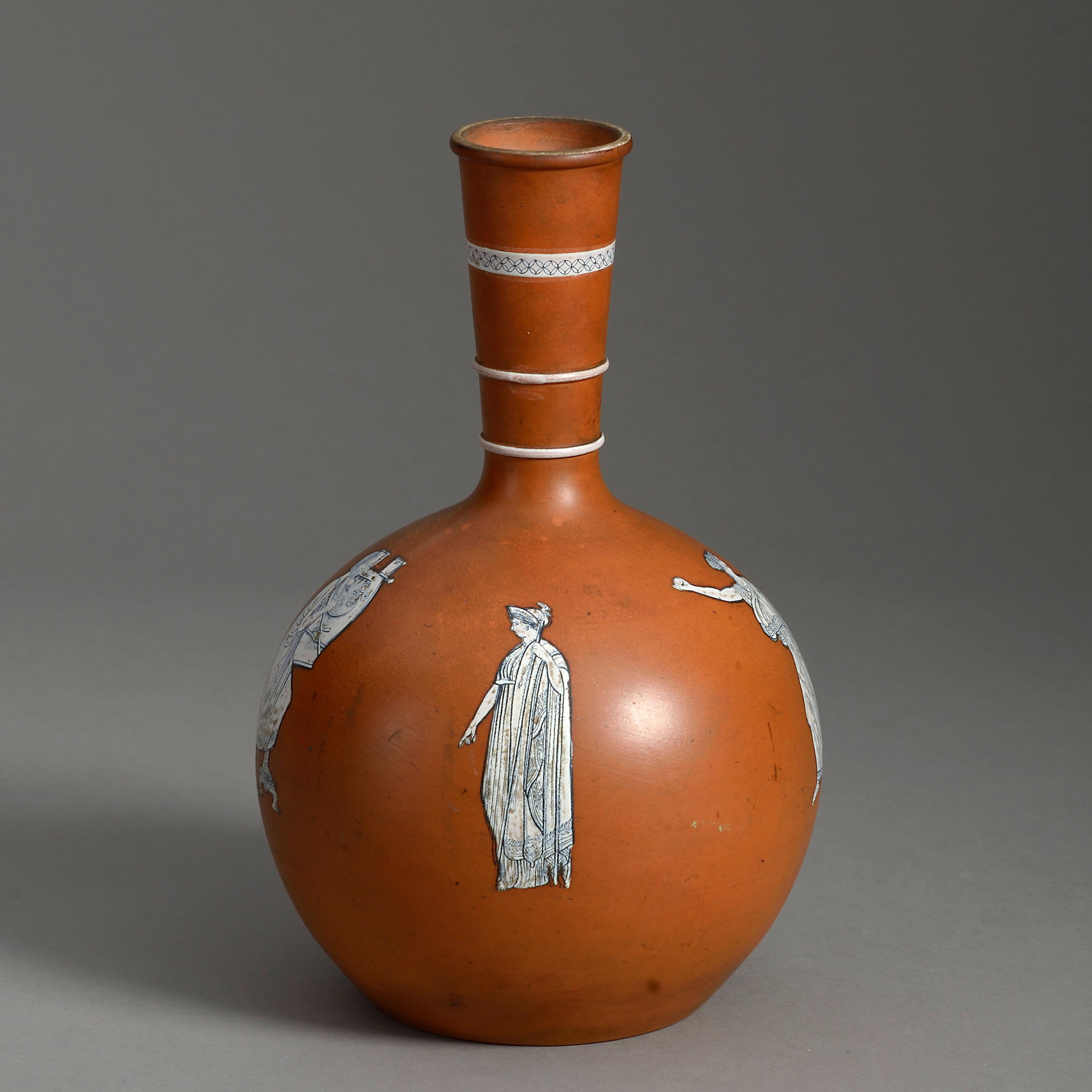 Classical Greek Early 20th Century Terracotta Attic Vase
