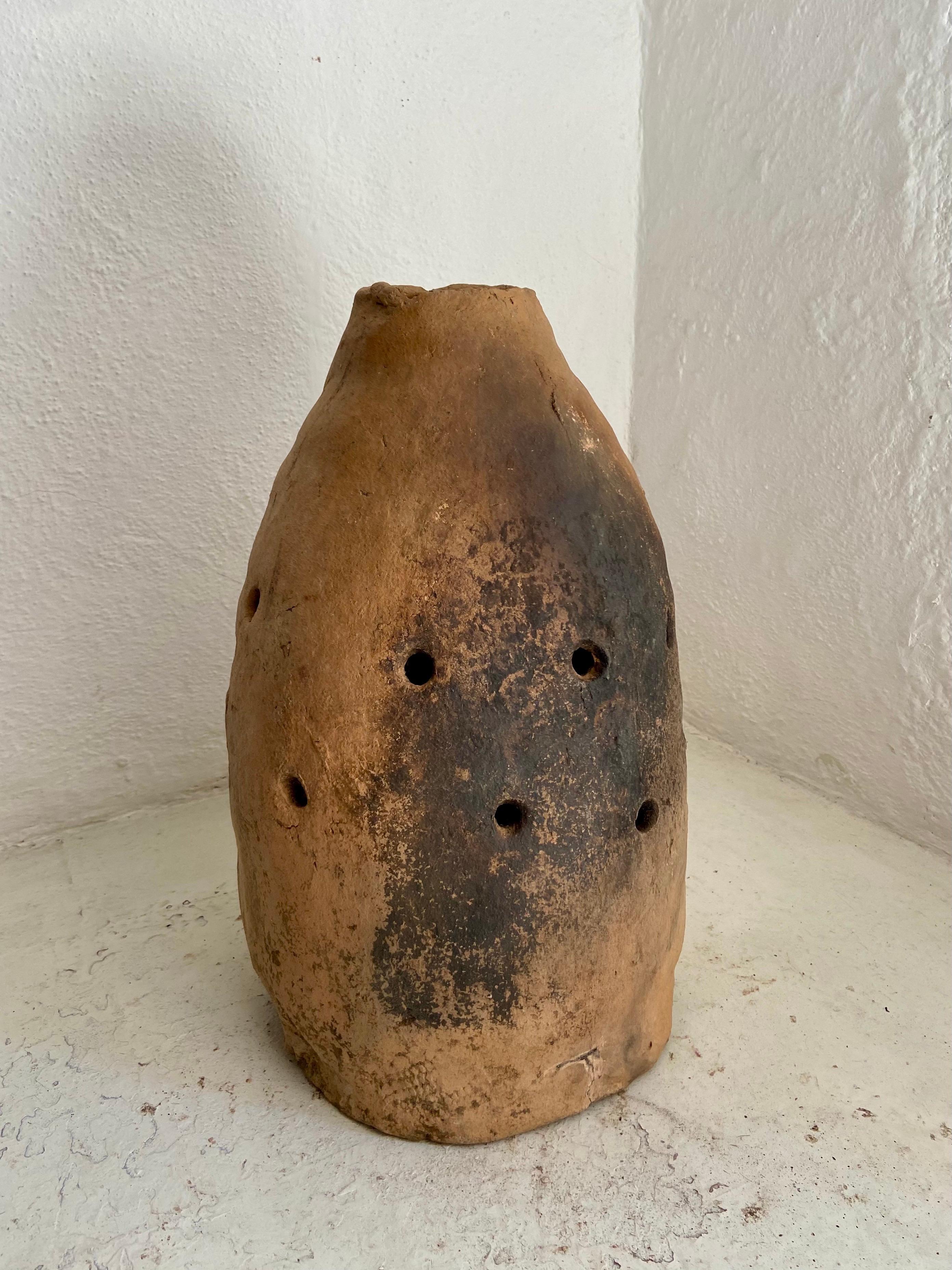 Primitive Early 20th Century Terracotta Dome Heater from a Remote Mexican Village