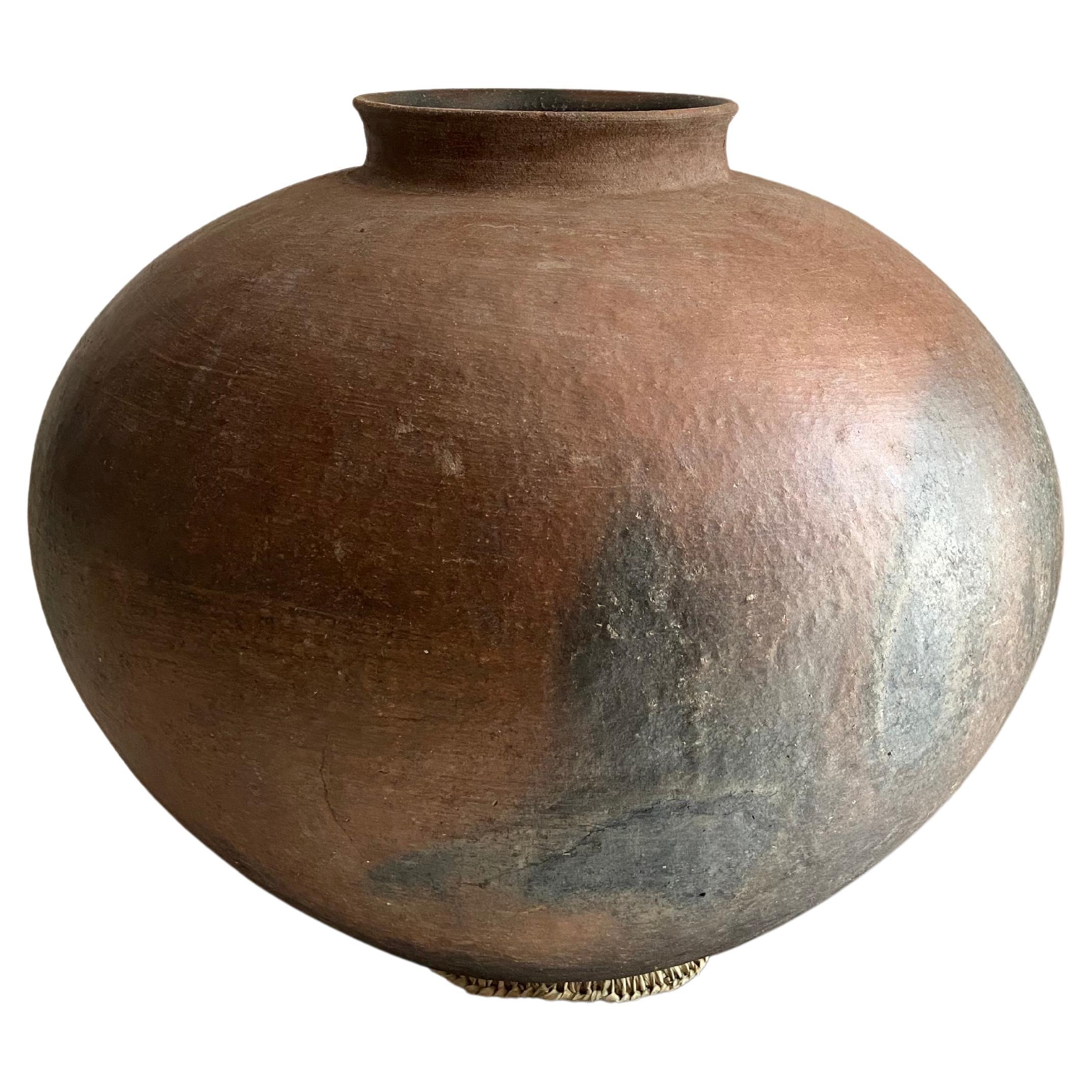Early 20th Century Terracotta Jar from Mexico's Mixteca Region of Oaxaca