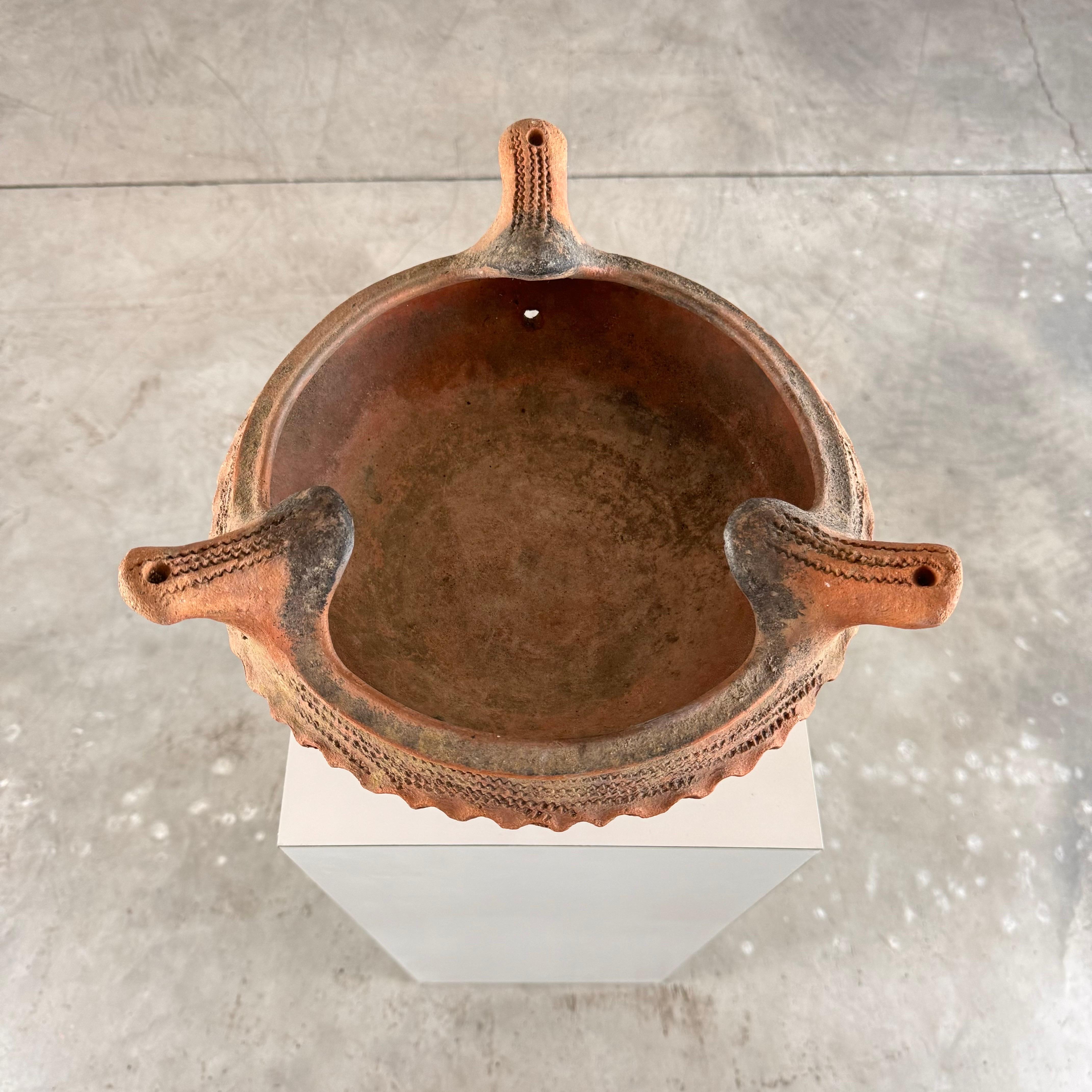 Early 20th Century Terracotta Planter in Patina, Hanging Option Available, Italy 6