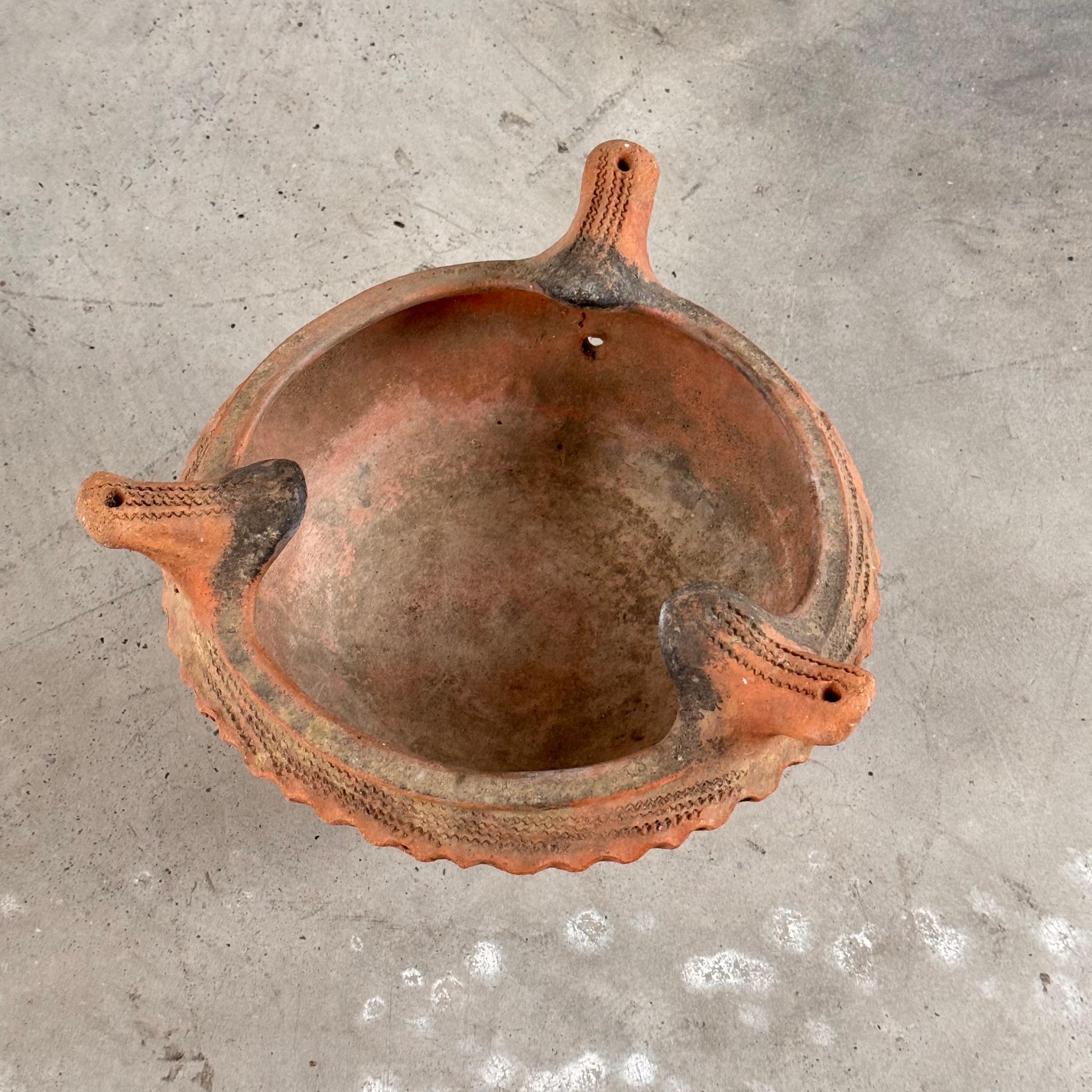 Italian Early 20th Century Terracotta Planter in Patina, Hanging Option Available, Italy