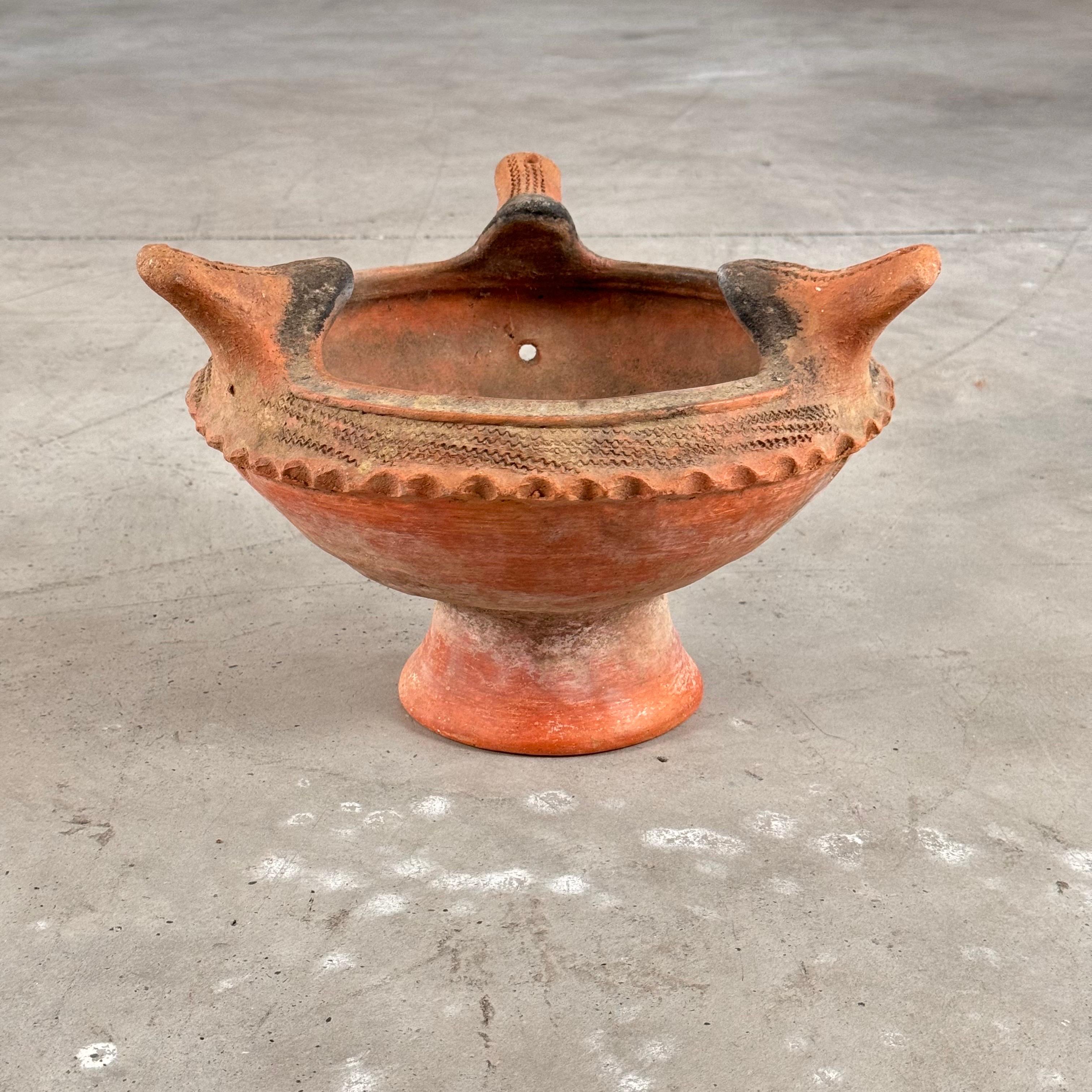 Early 20th Century Terracotta Planter in Patina, Hanging Option Available, Italy 1
