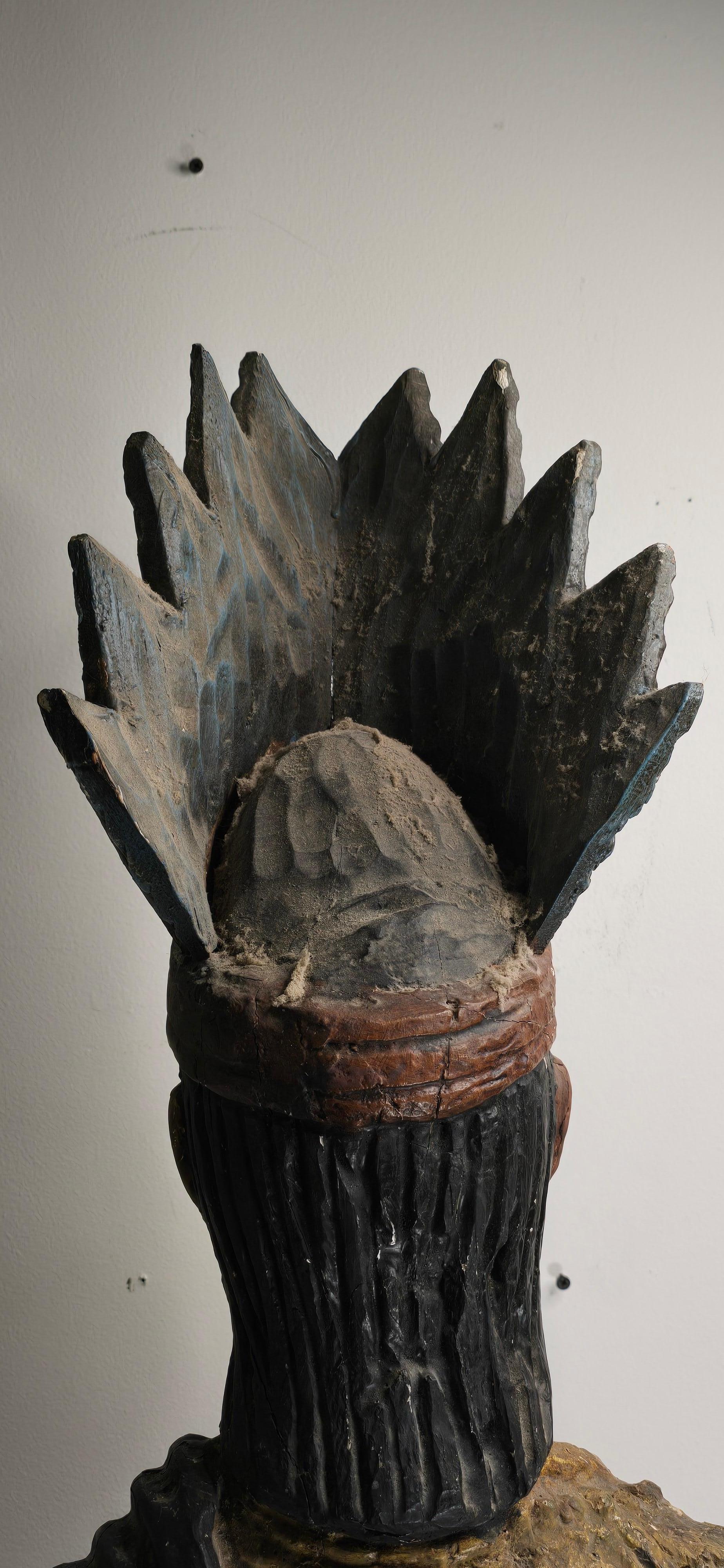 Early 20th Century 'The Virginian' Cigar Store Indian For Sale 4