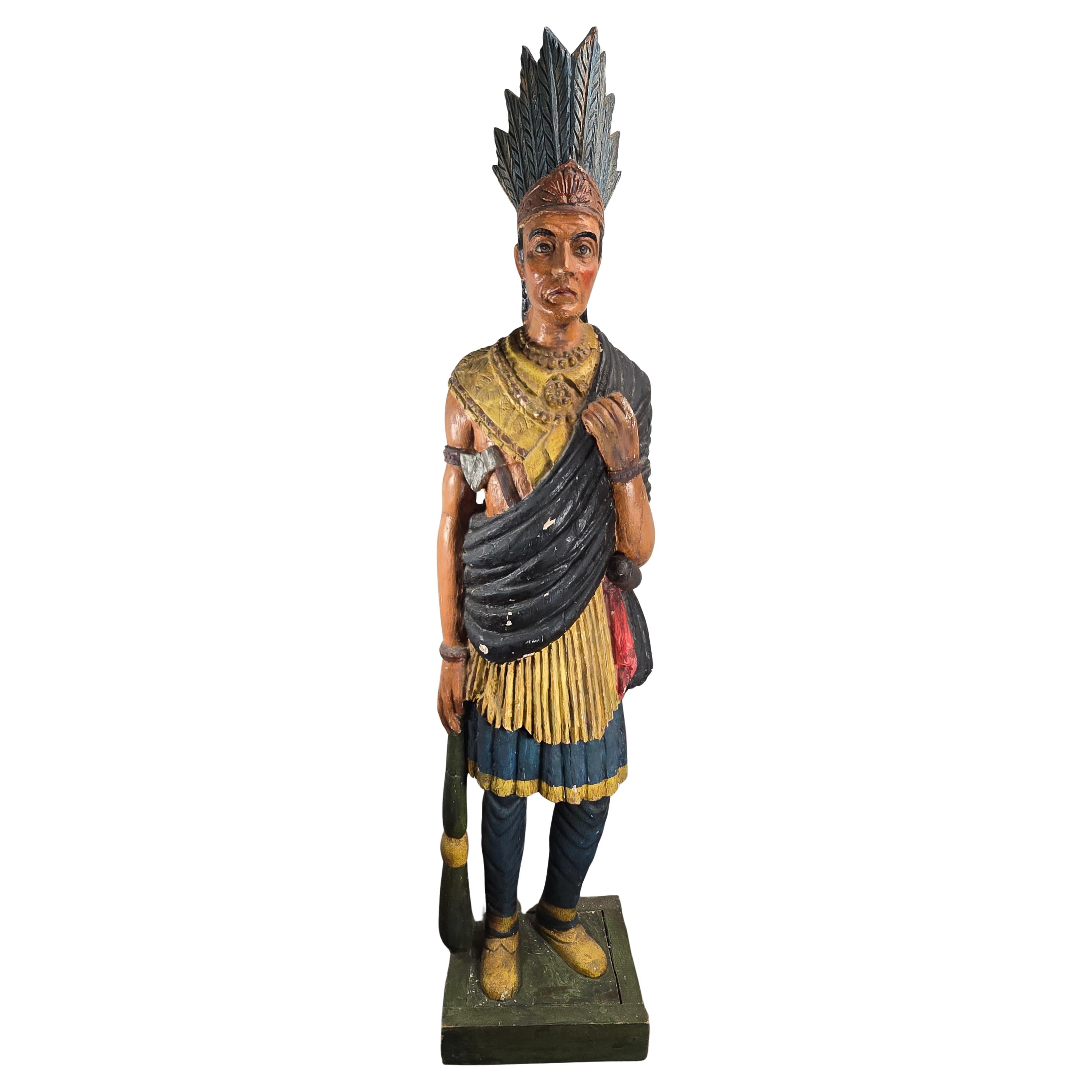 Indio de la tienda de puros "The Virginian" de principios del siglo XX