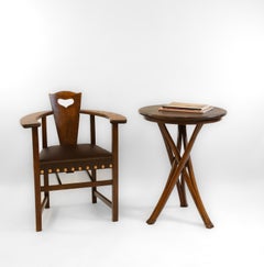 Early 20th Century Thonet Brothers Vienna Rehbeintisch Bentwood Side Table
