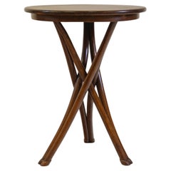 Early 20th Century Thonet Brothers Vienna Rehbeintisch Bentwood Side Table