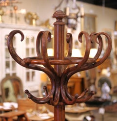 Early 20th Century Thonet Style Two-Tiered Bentwood Hall Tree Coat Stand