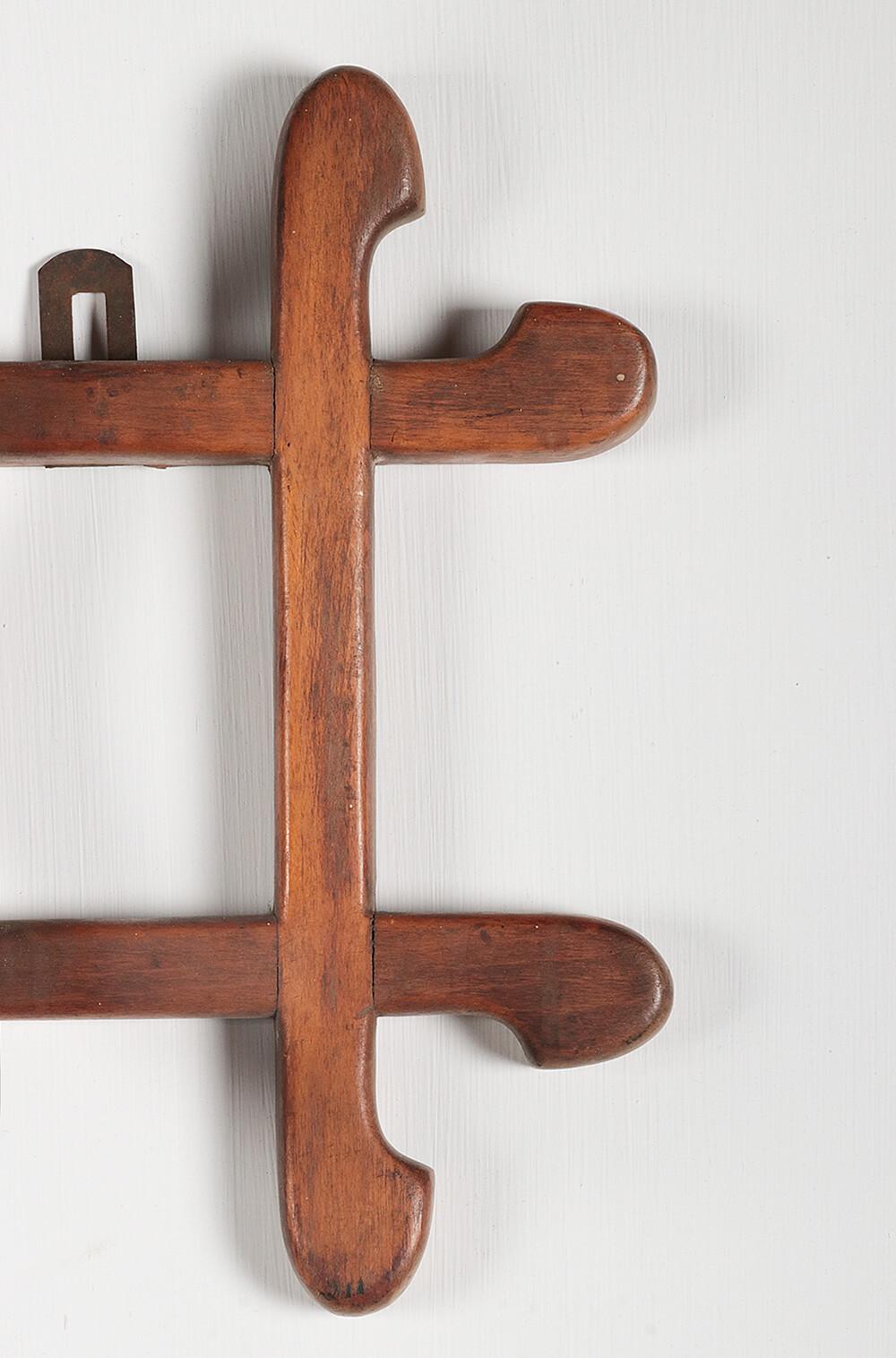 Hand-Crafted Early 20th Century Thonet Wall Coat Rack Hanger