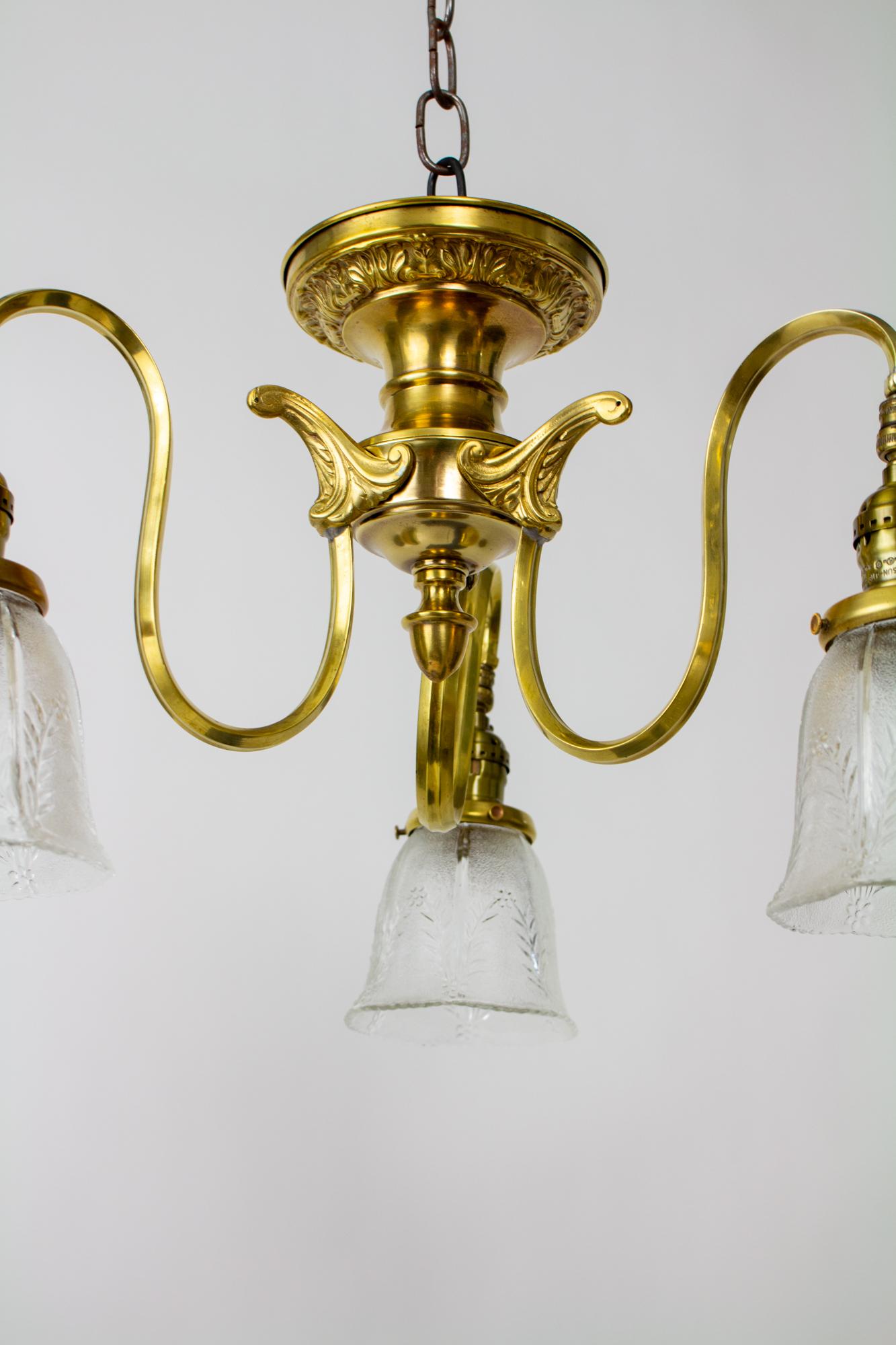 Anfang des 20. Jahrhunderts Drei prismatische Lichter, halbbündig im Angebot 2
