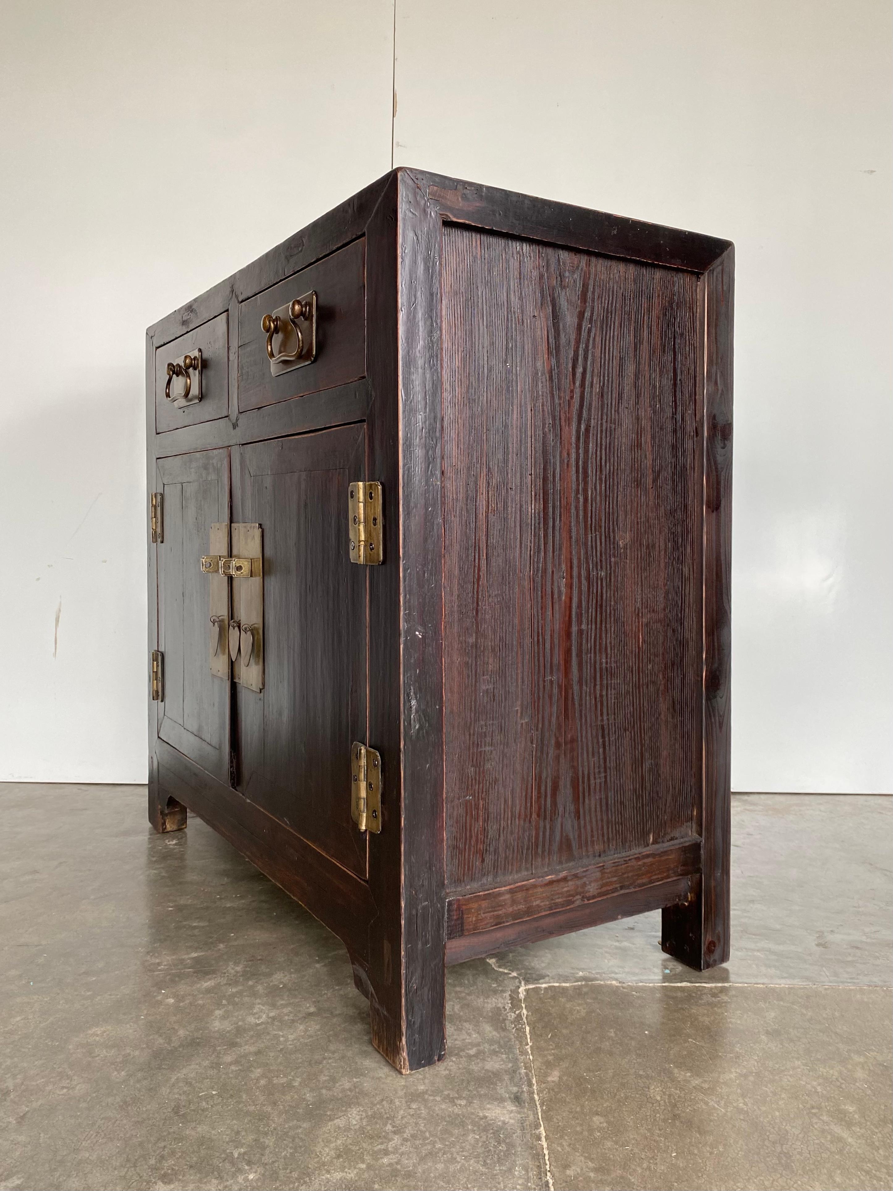 Brass Early 20th Century Tianjin Cabinet For Sale