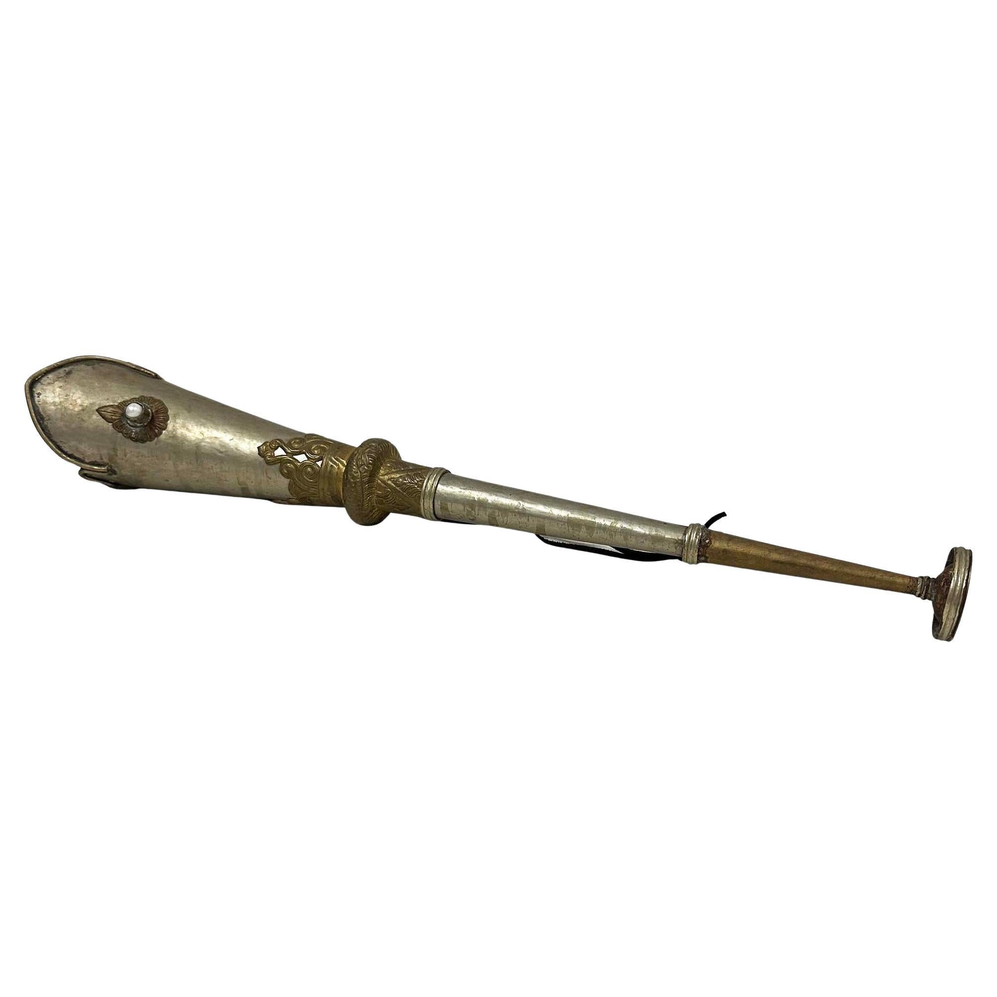 Early 20th-Century Tibetan Buddhist Ritual Trumpet