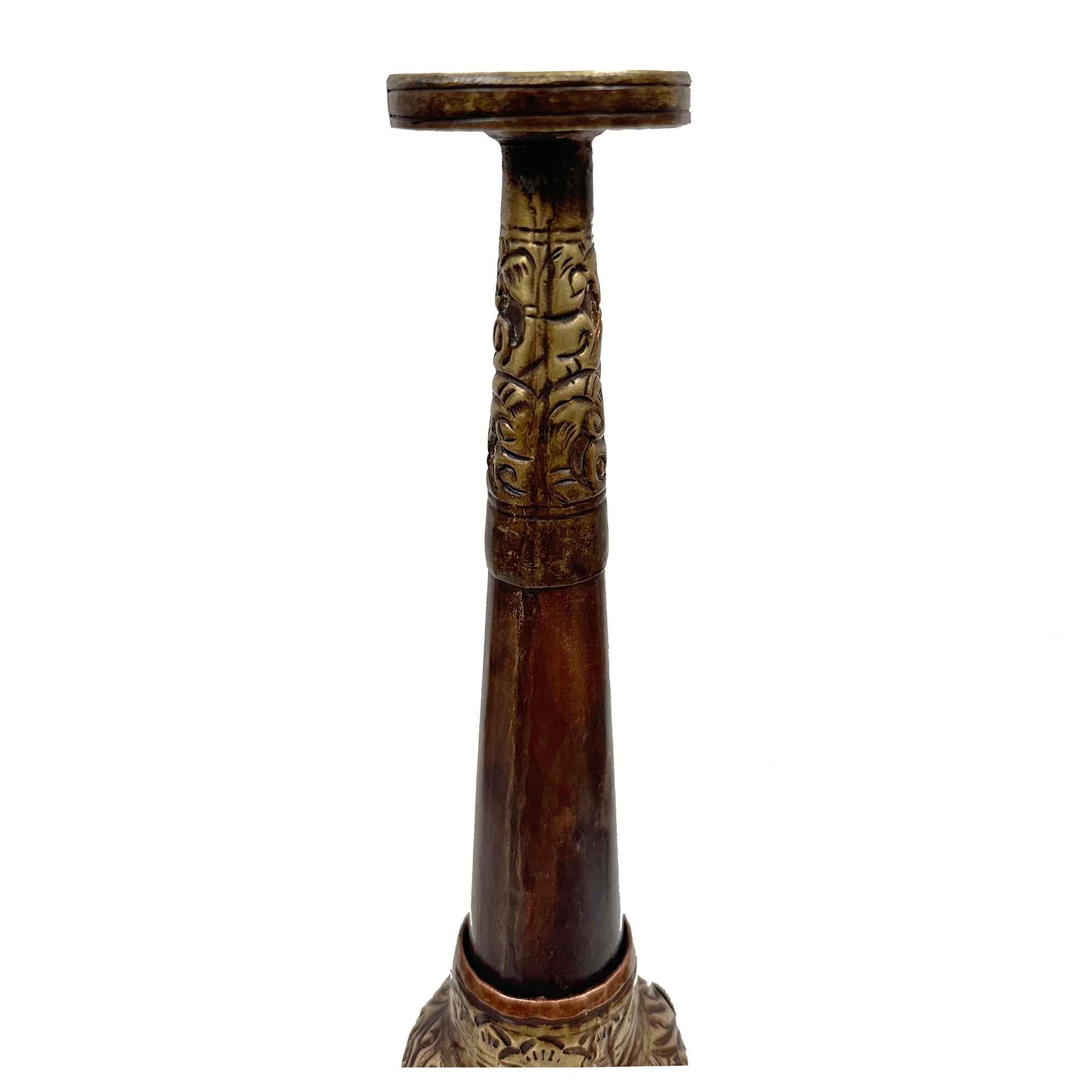 Early 20th Century Tibetan Handcrafted Buddhist Festival Trumpet, Rag-Dung For Sale 5