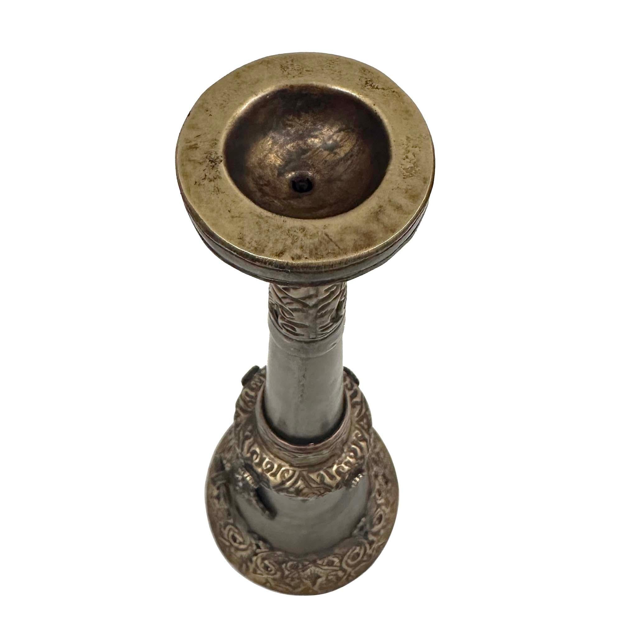 Early 20th Century Tibetan Handcrafted Buddhist Festival Trumpet, Rag-Dung For Sale 7