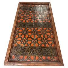 Used Early 20th Century Tibetan Monastary Door Coffee Table