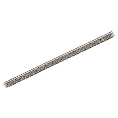 Early-20th Century Tiffany & Company Diamond Platinum/14K Antique Bar Pin Brooch