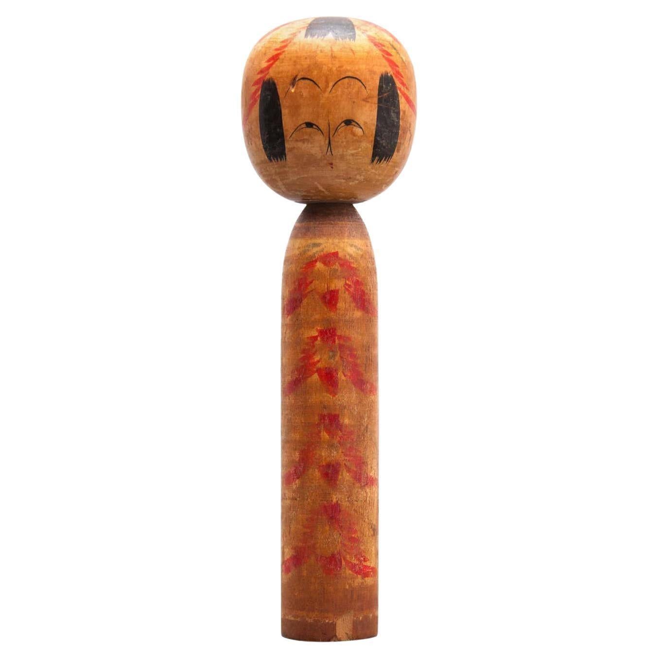 Bambola Tohgatta Kokeshi dei primi del Novecento: arte e tradizione giapponese fatte a mano