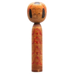 Bambola Tohgatta Kokeshi dei primi del Novecento: arte e tradizione giapponese fatte a mano