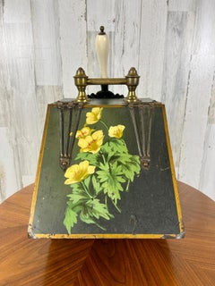Early 20th Century Tole Painted Coal Box