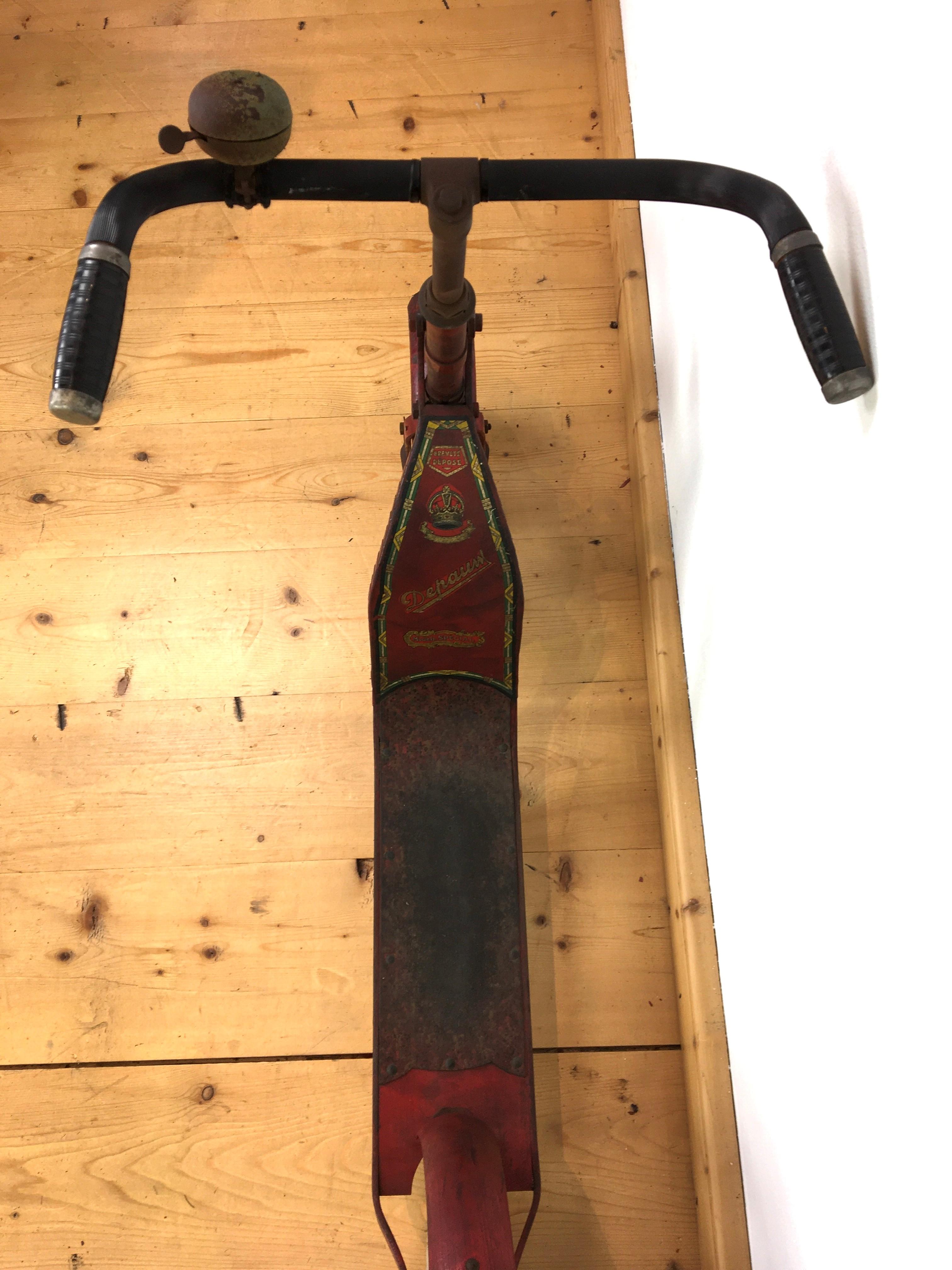 Early 20th Century Toy Step, Step Bike In Good Condition For Sale In Antwerp, BE