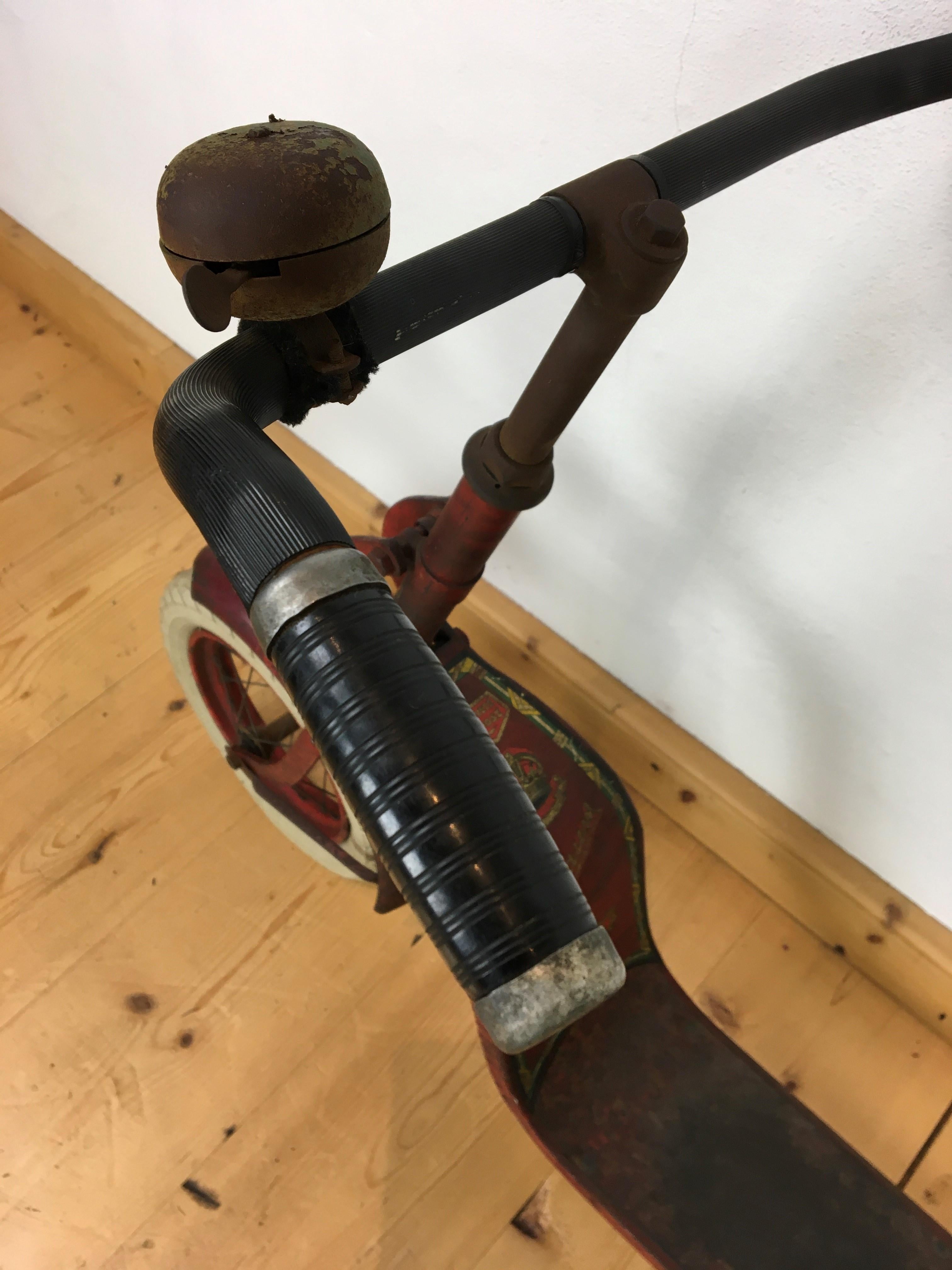 Metal Early 20th Century Toy Step, Step Bike For Sale