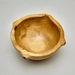 Early 20th Century Traditional Spanish Beige Ceramic Mortar
