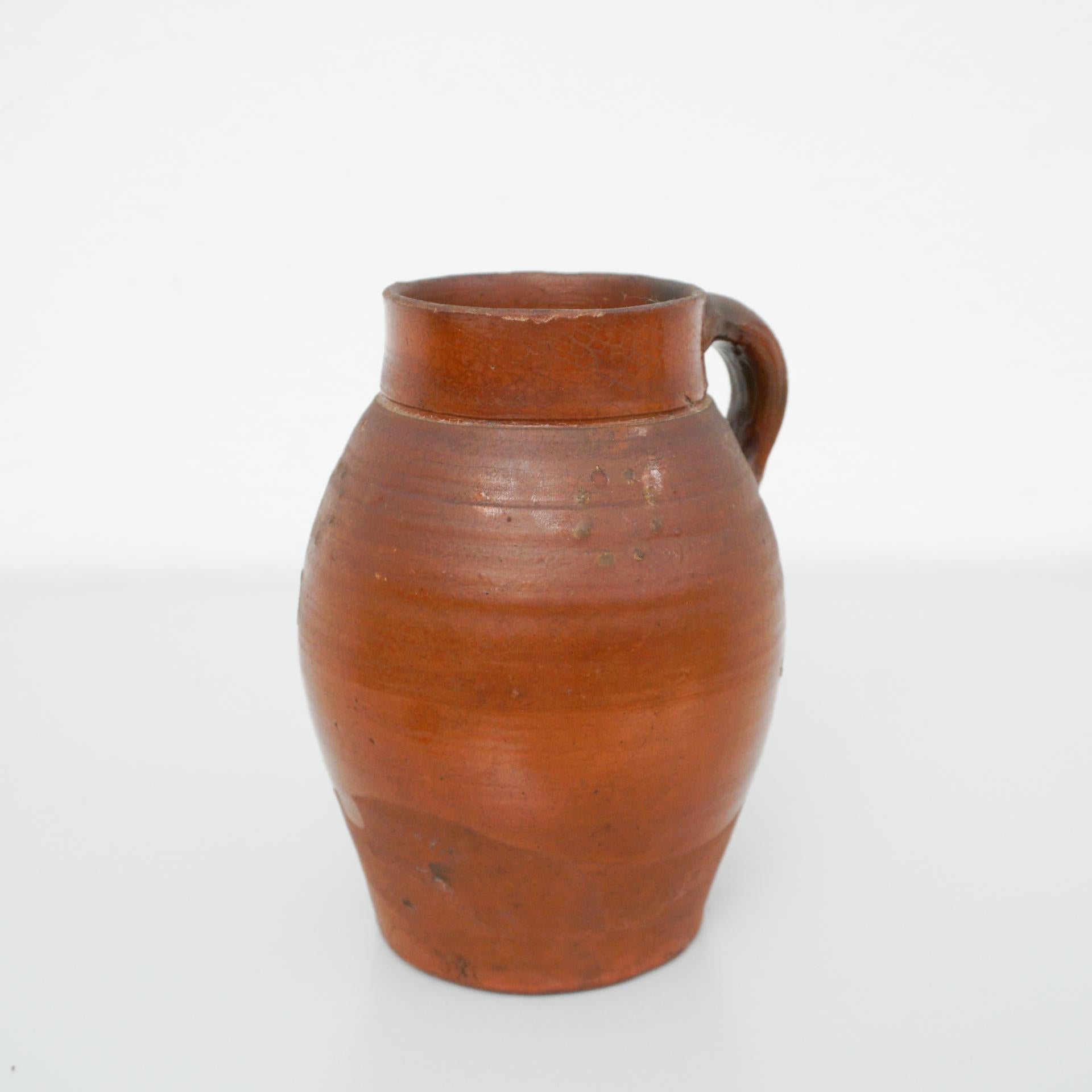 Early 20th Century Traditional Spanish Ceramic Pitcher In Good Condition In Barcelona, Barcelona
