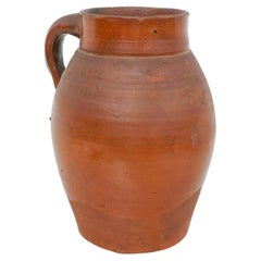 Early 20th Century Traditional Spanish Ceramic Pitcher