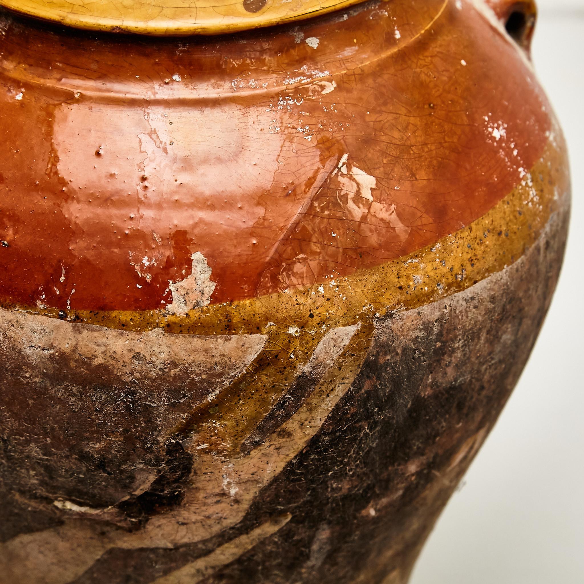 Traditionelle spanische Keramikvase des frühen 20. Jahrhunderts im Angebot 5