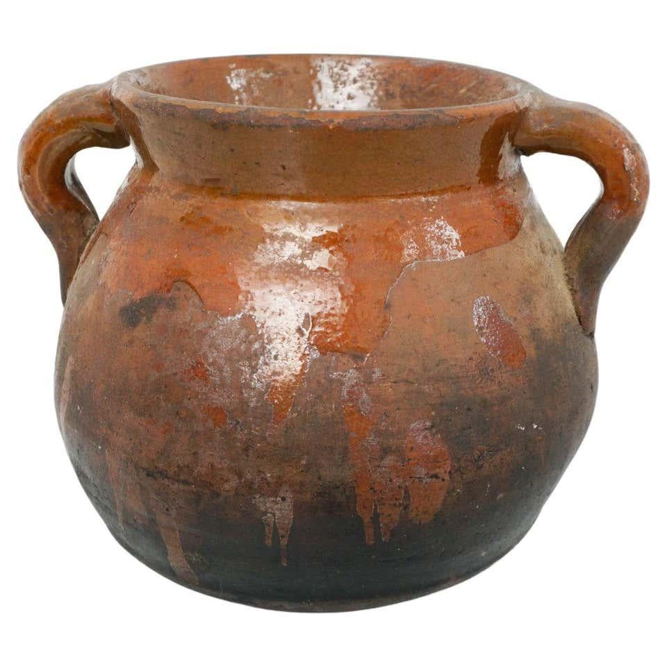 Vase en céramique espagnole traditionnelle du début du 20e siècle en vente 5