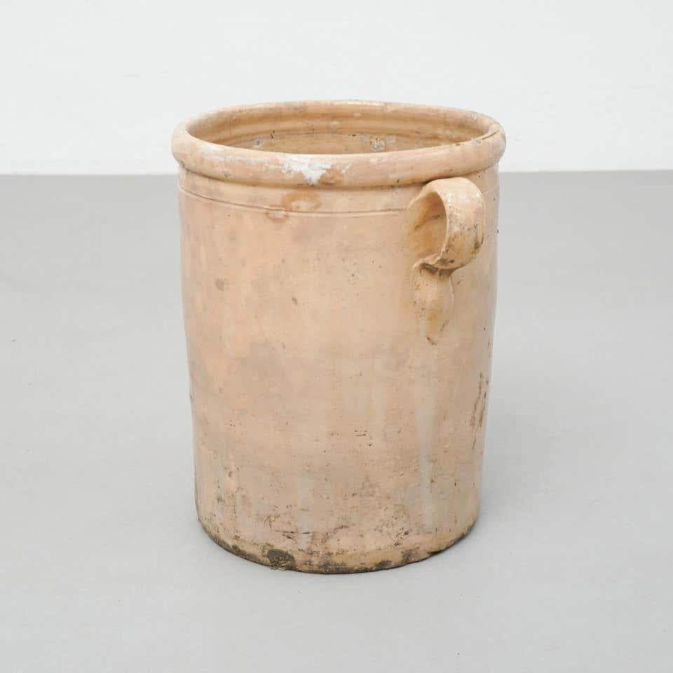 Espagnol Vase en céramique espagnole traditionnelle du début du 20e siècle en vente