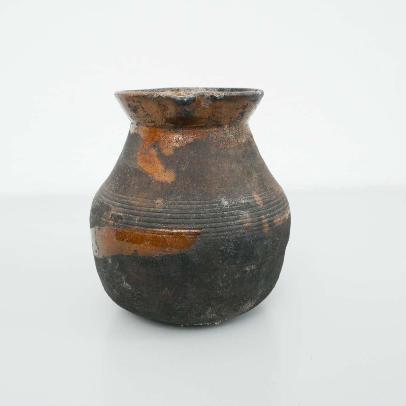 Vase en céramique espagnole traditionnelle du début du 20e siècle Bon état - En vente à Barcelona, ES