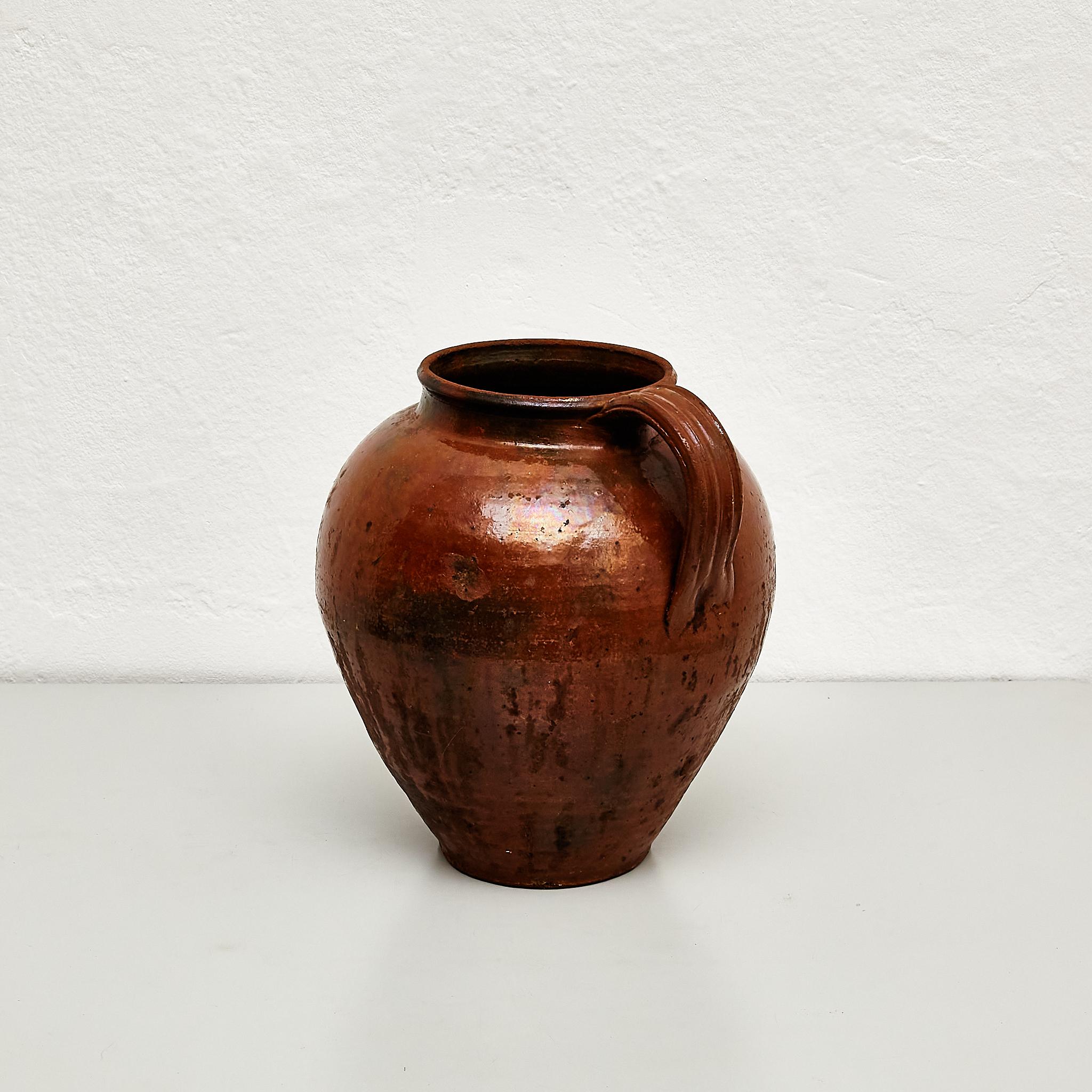 Early 20th Century Traditional Spanish Ceramic Vase 1