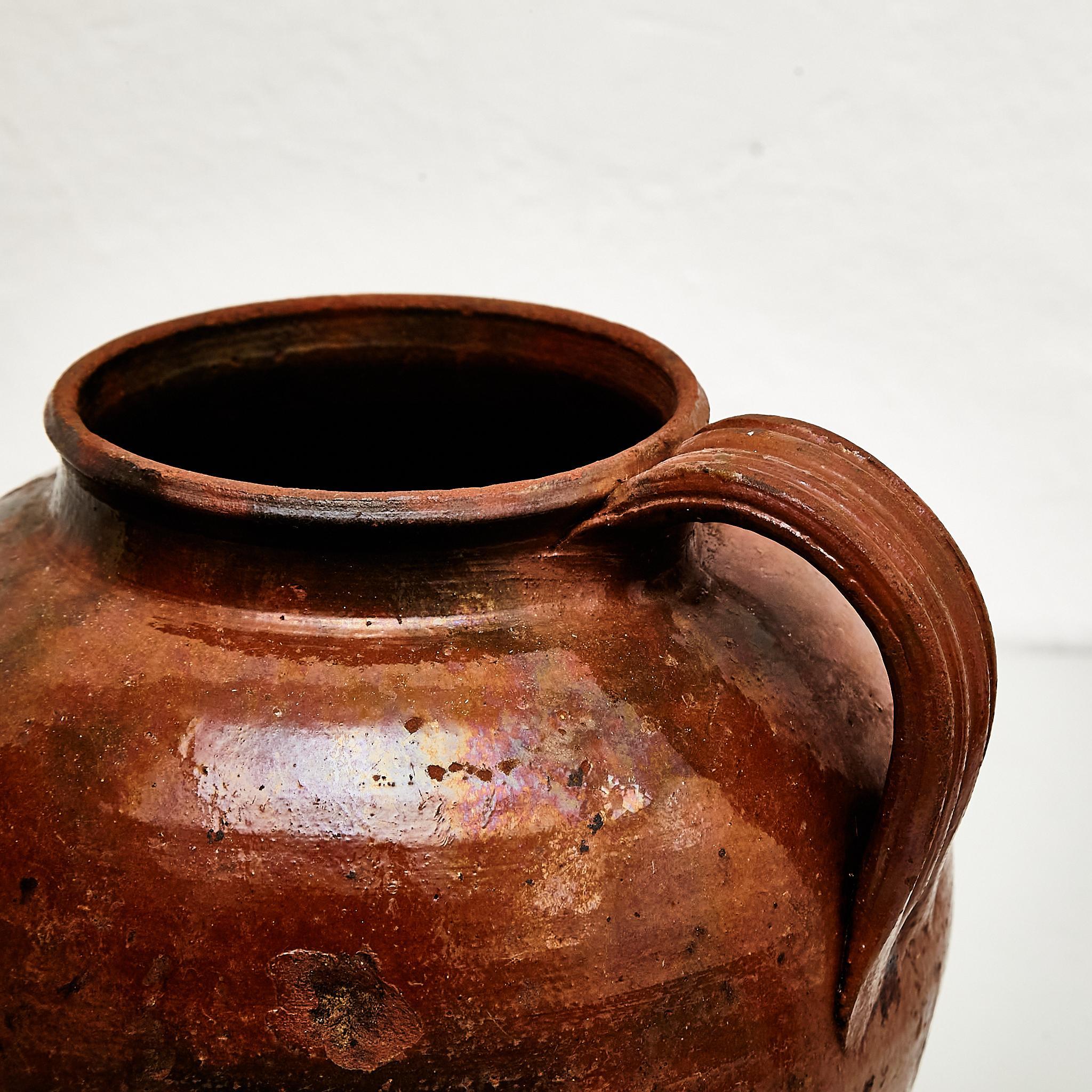 Traditionelle spanische Keramikvase des frühen 20. Jahrhunderts im Angebot 1