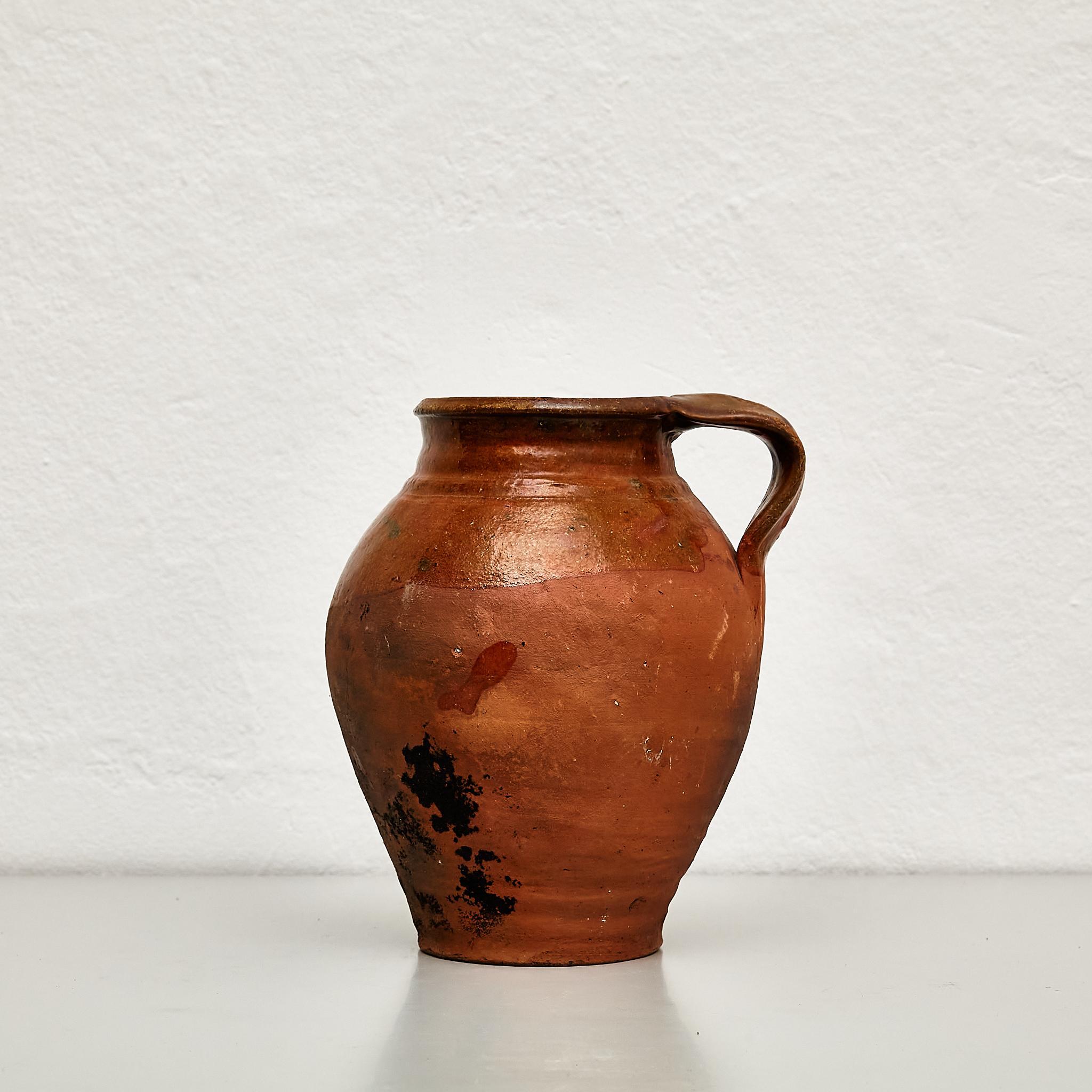 Traditionelle spanische Keramikvase des frühen 20. Jahrhunderts im Angebot 1