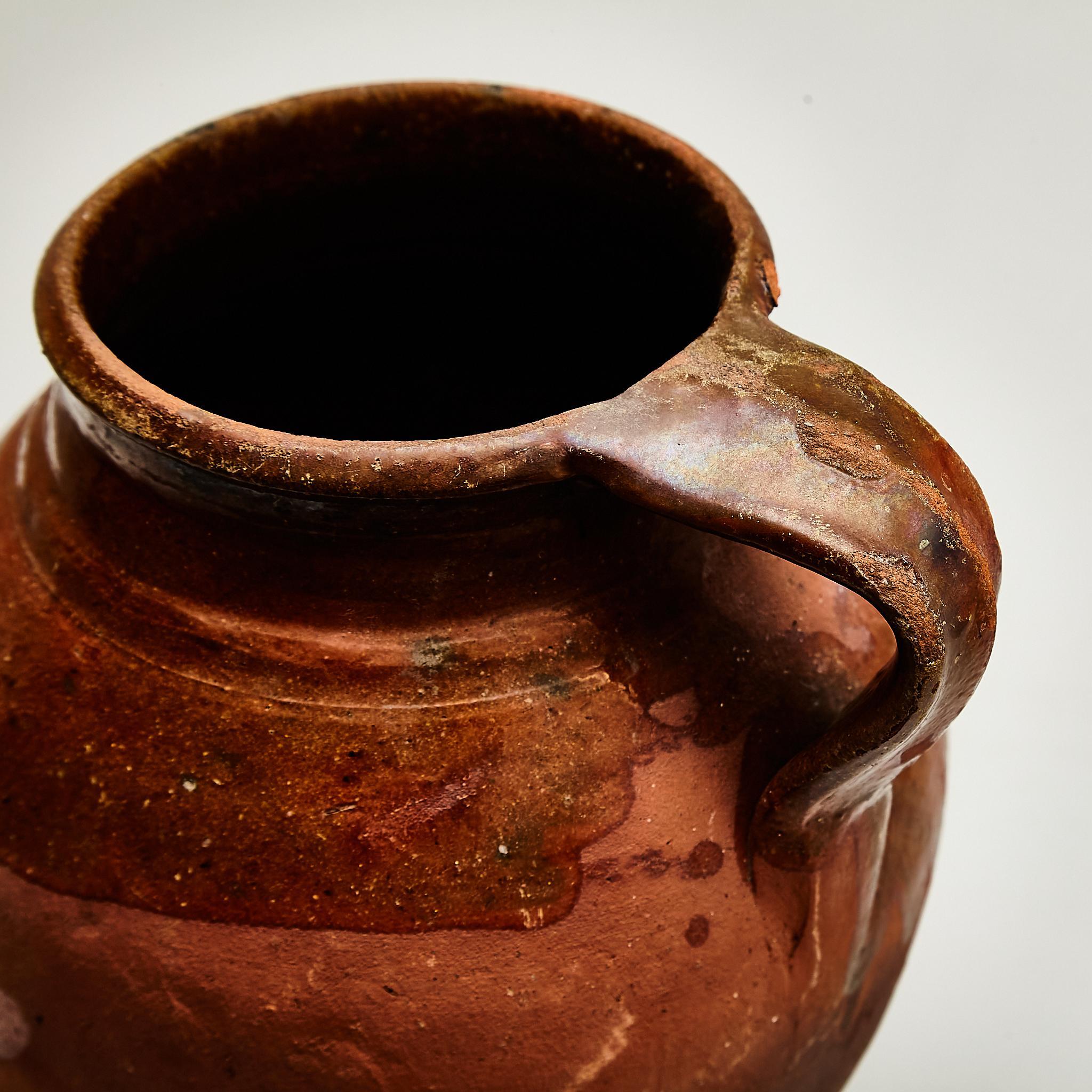 Traditionelle spanische Keramikvase des frühen 20. Jahrhunderts im Angebot 4