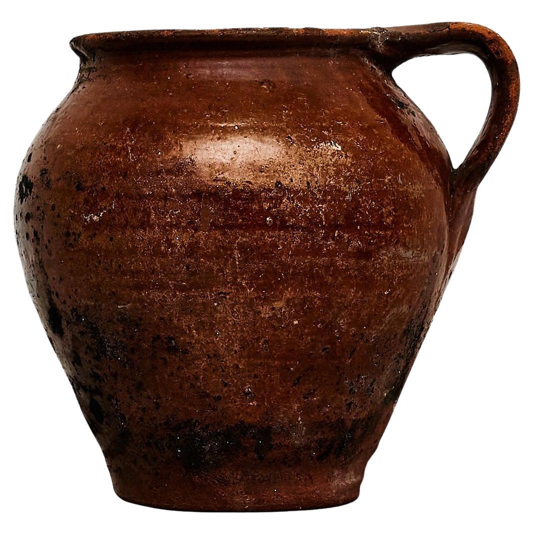 Traditionelle spanische Keramikvase des frühen 20. Jahrhunderts