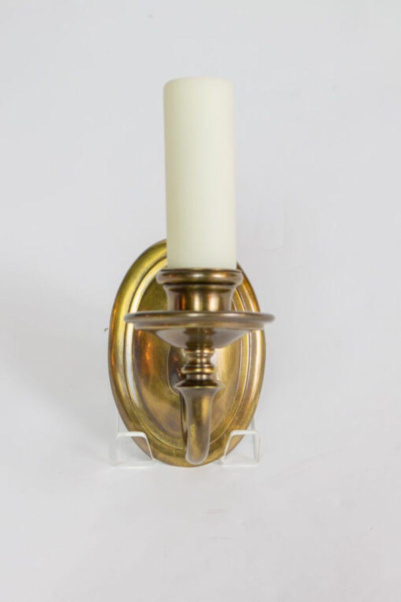Early 20th Century Traditional Sterling Bronze Sconce 1