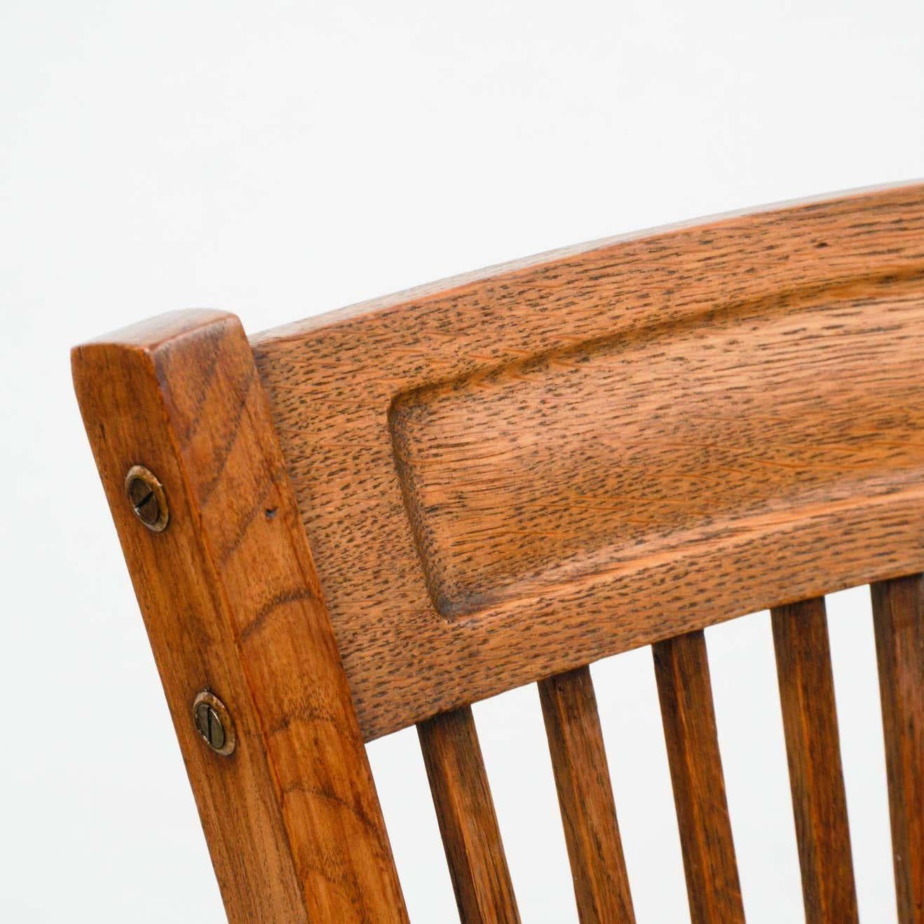 Début du 20e siècle, Chaise traditionnelle en bois 3