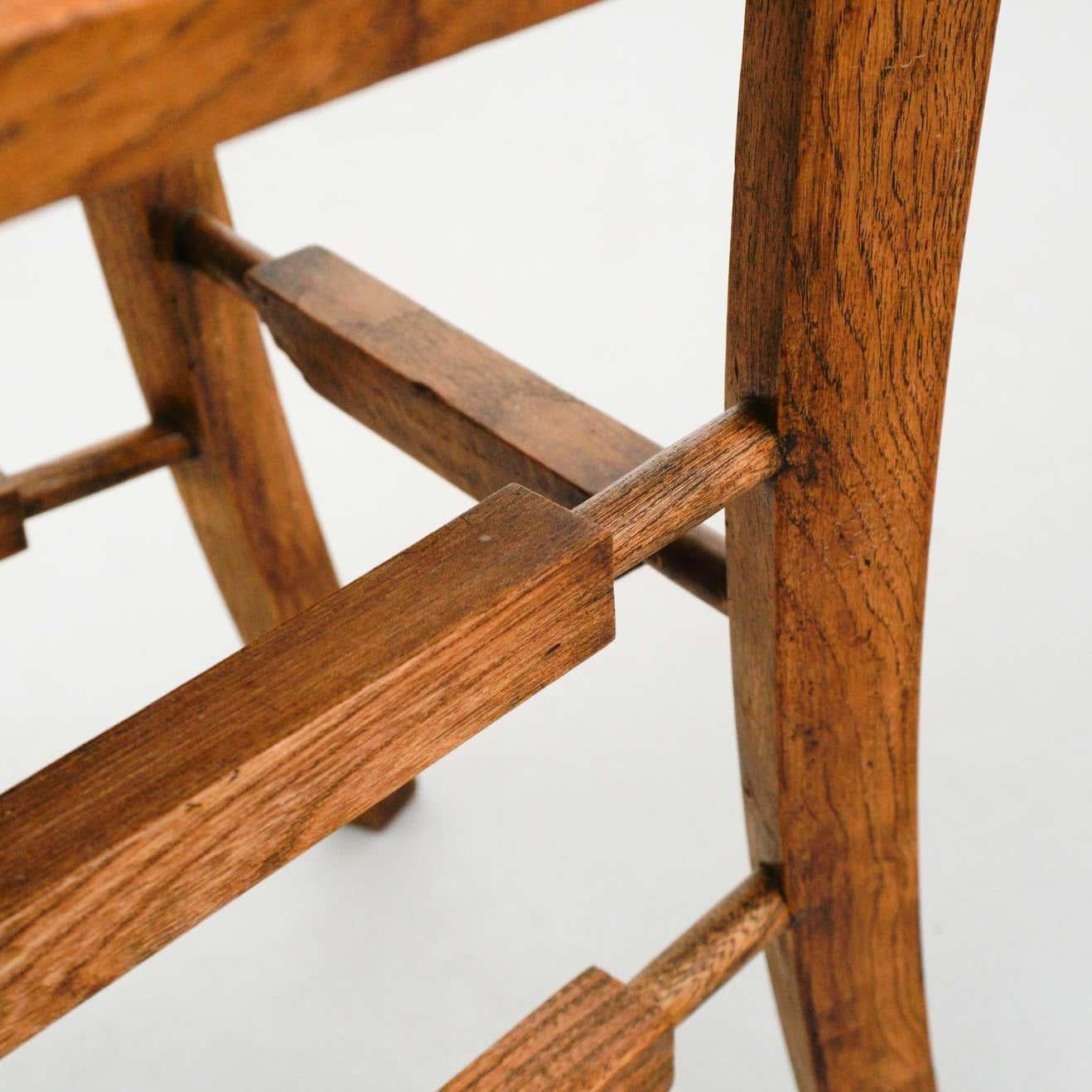 Début du 20e siècle, Chaise traditionnelle en bois 7