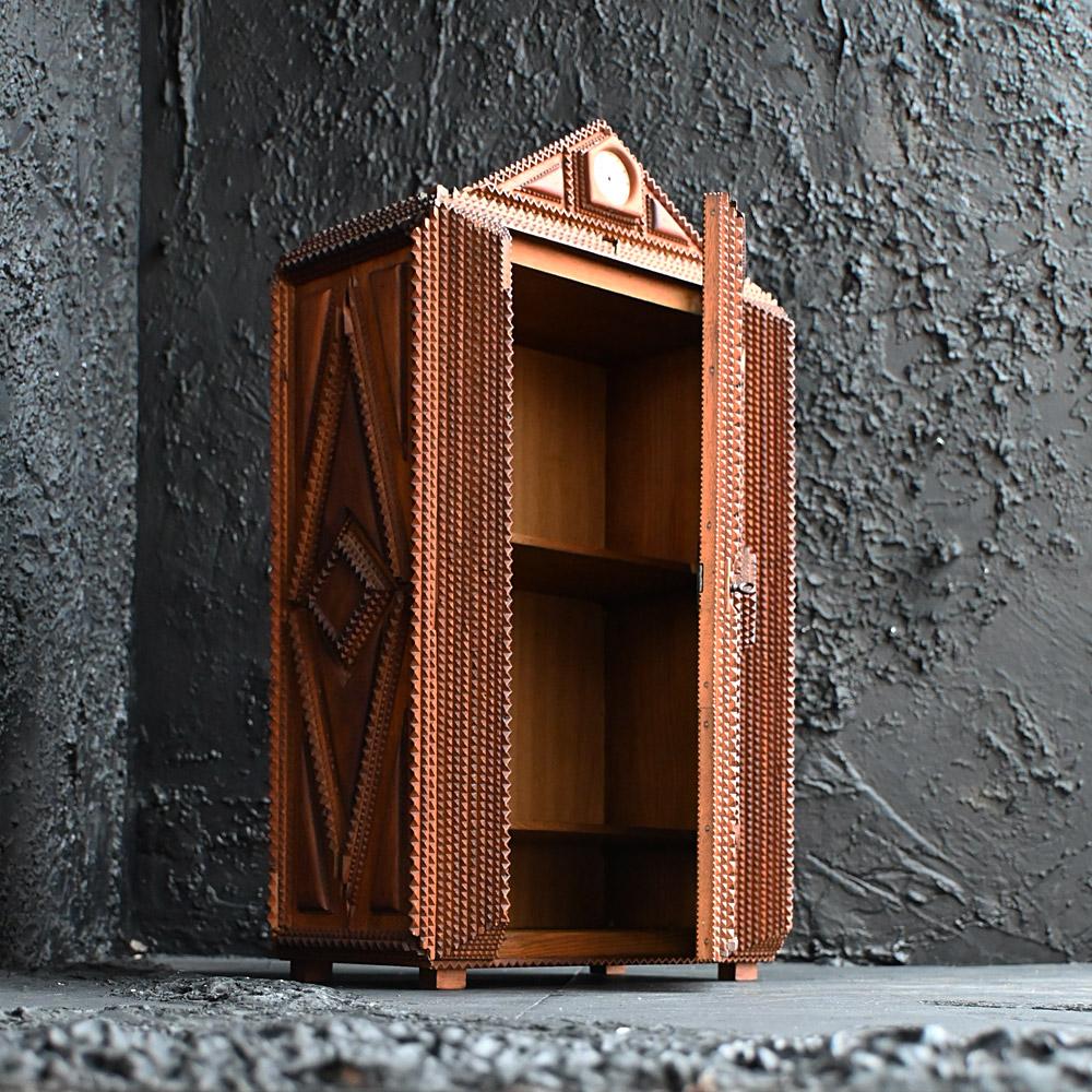 Early 20th Century Early 20th century tramp art cabinet 