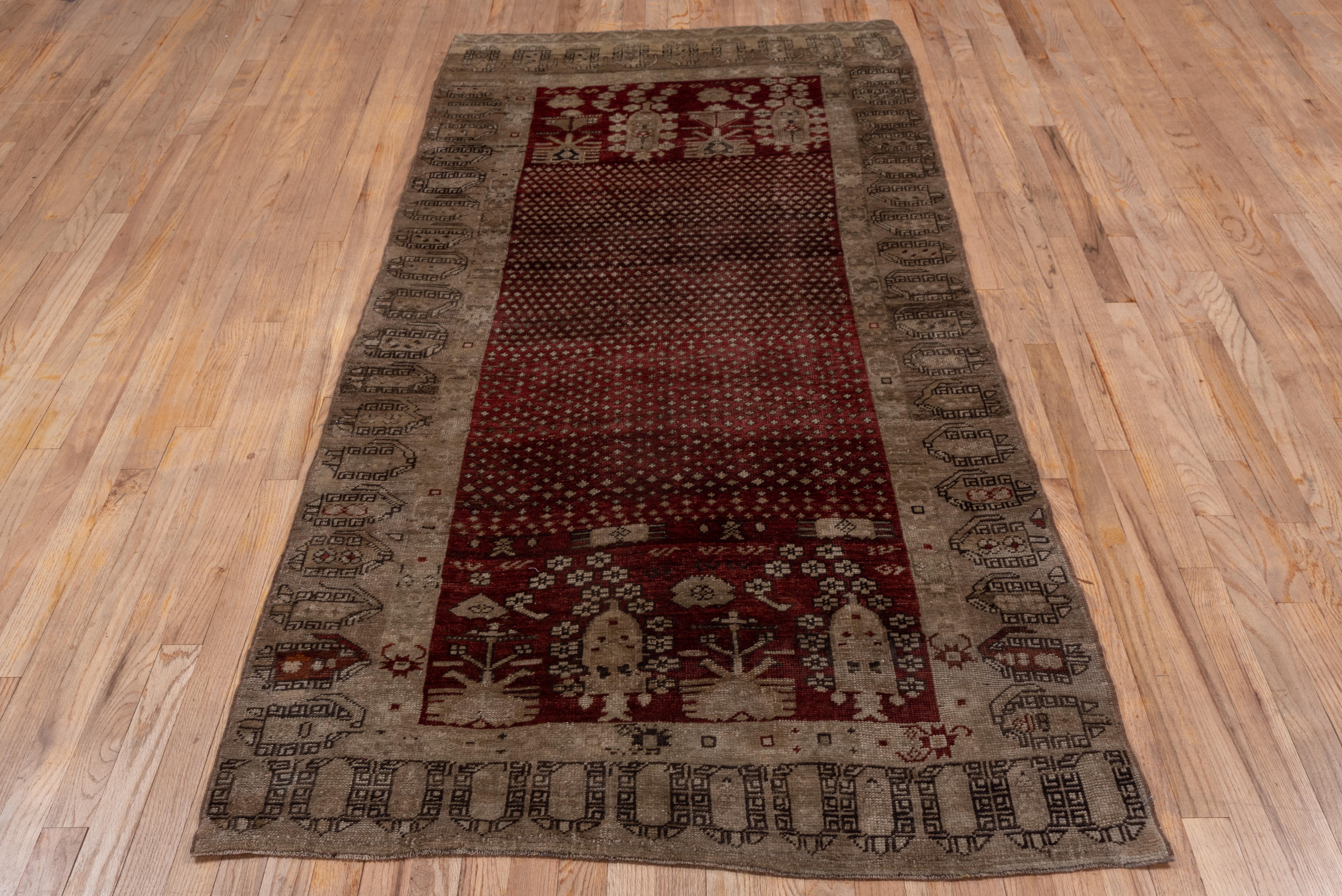 Wool Early 20th Century Transcaucasian Rug For Sale